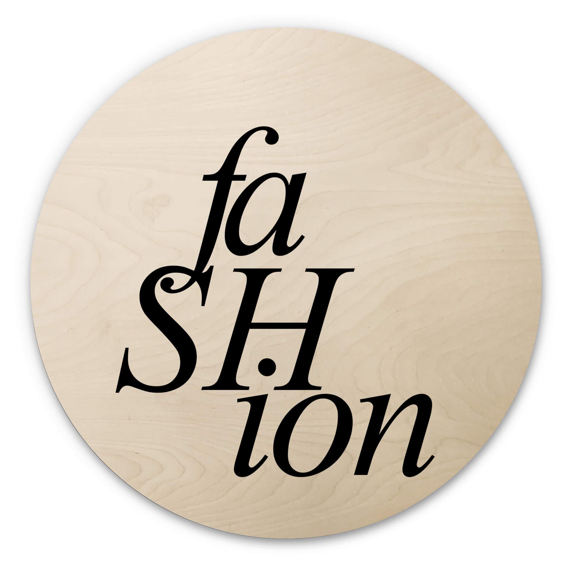 Billede af træ Fashion 01 - Rund
