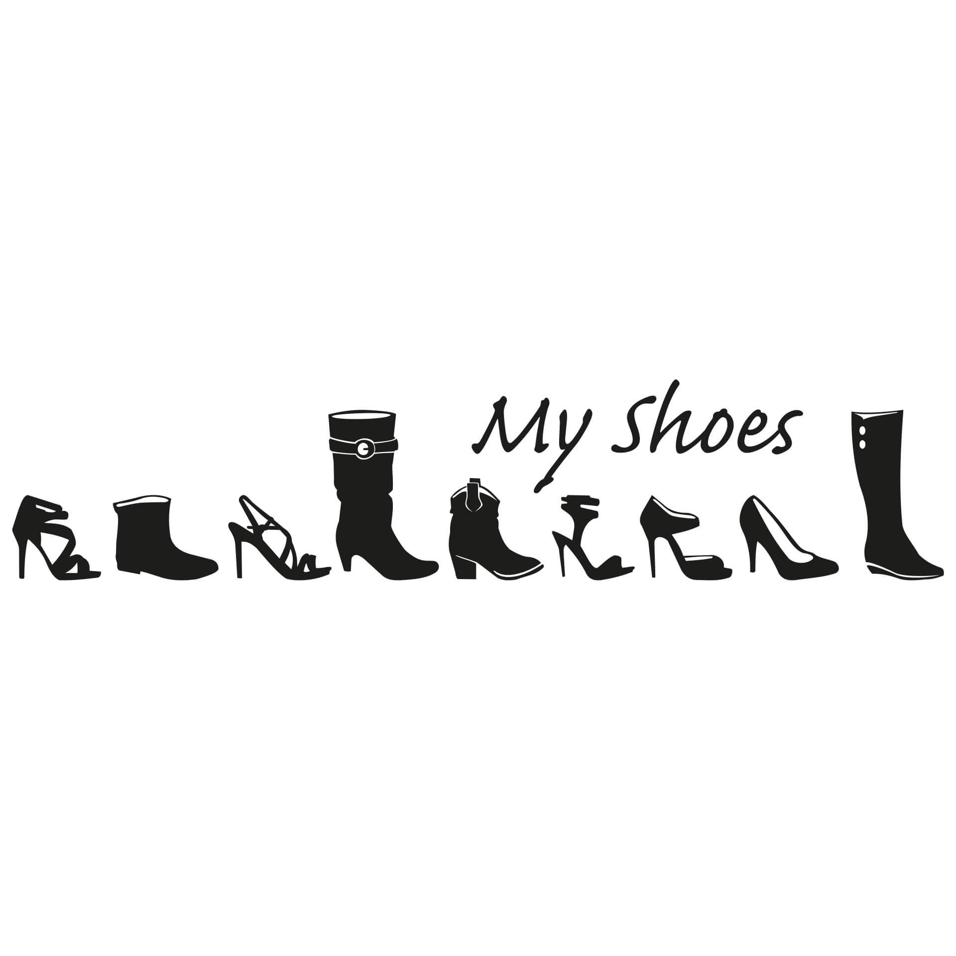 Adesivo murale - My shoes