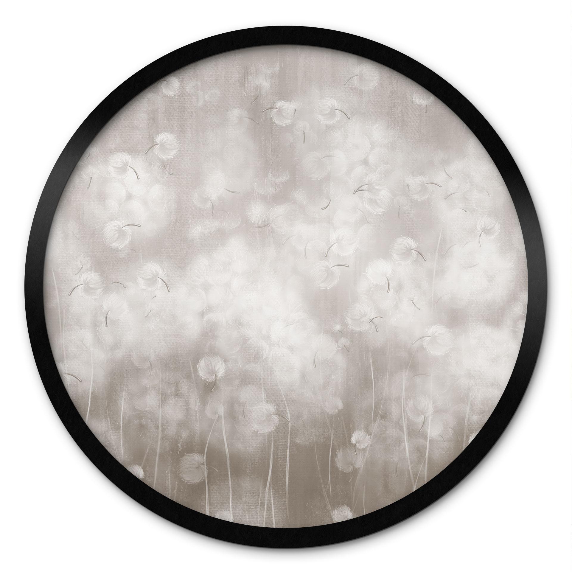 Poster Dandelion Dream in Beige - Ms Tiff - Rond