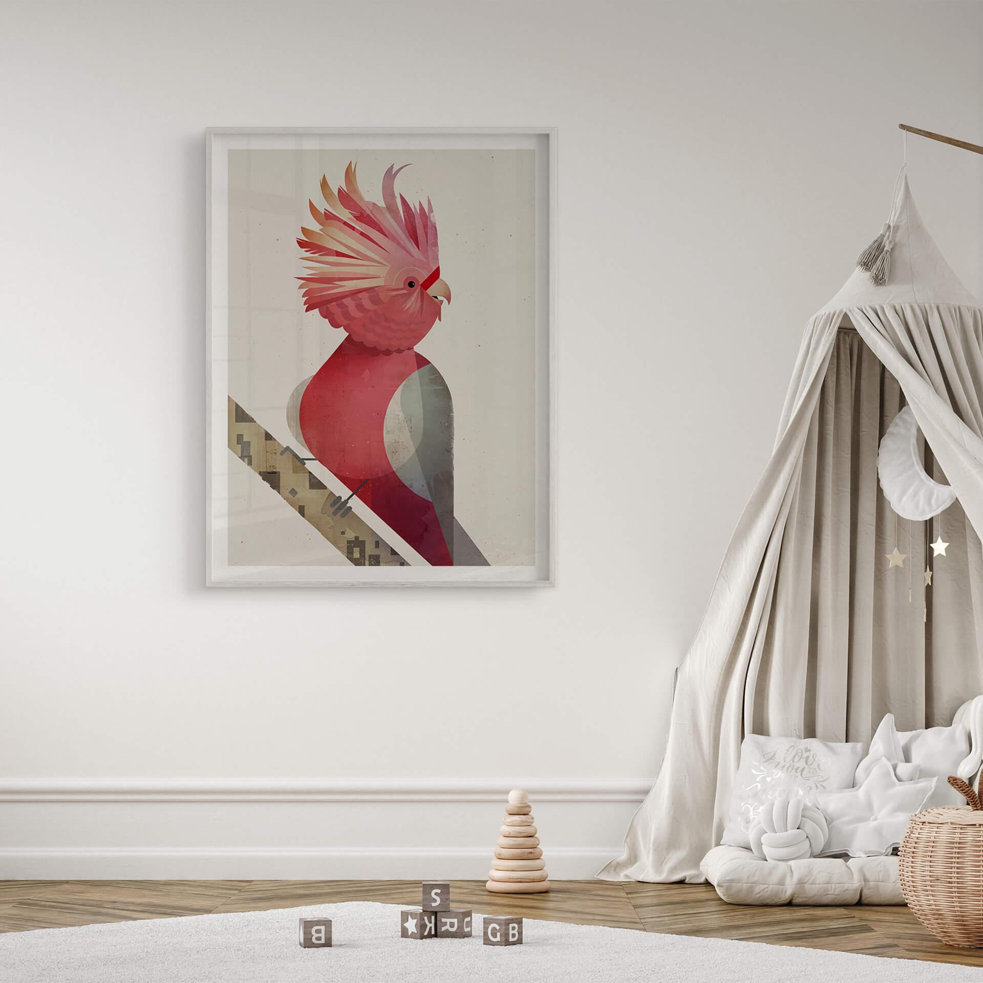 Poster Braun - Rosakakadu