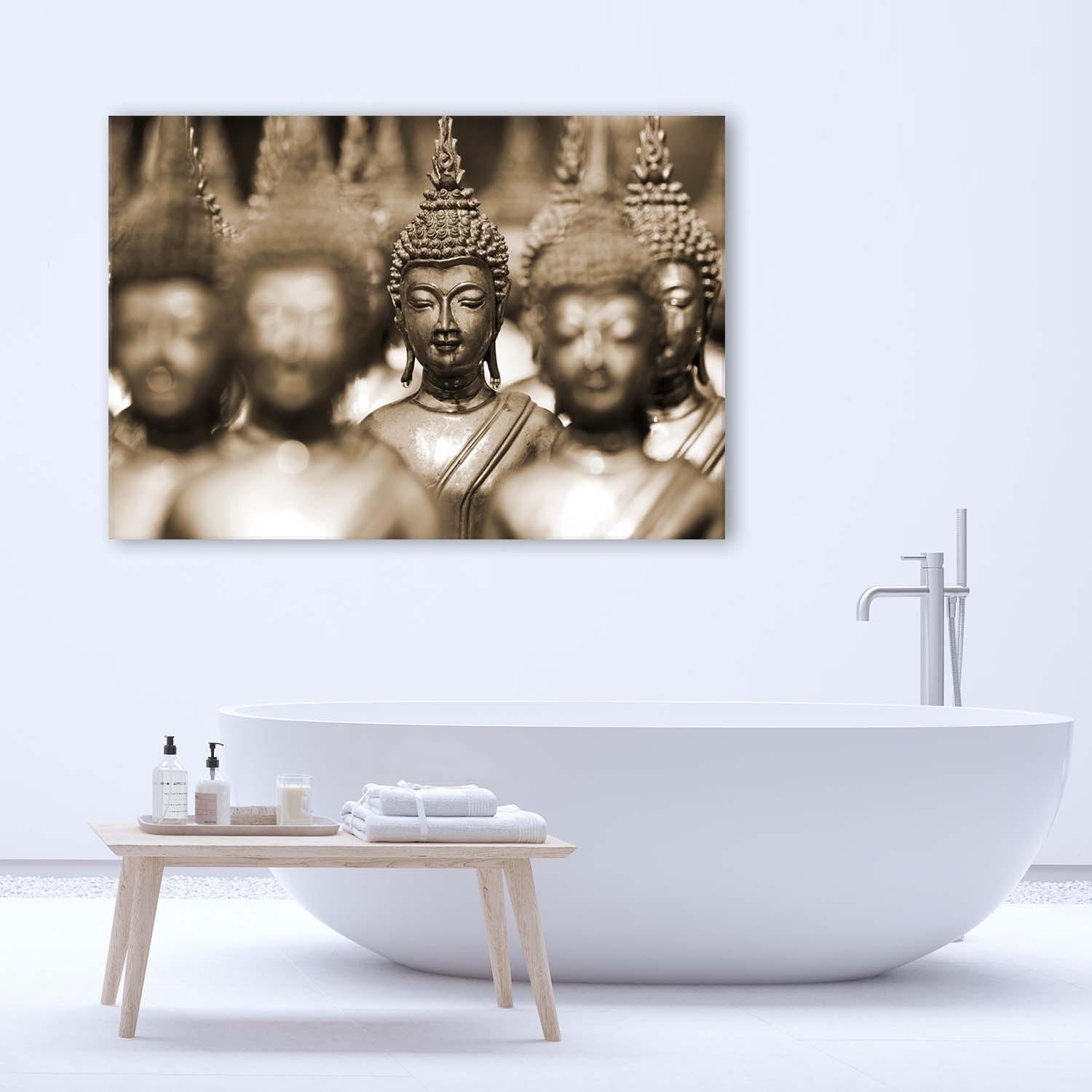 Canvasbillede, Buddha brun Zen