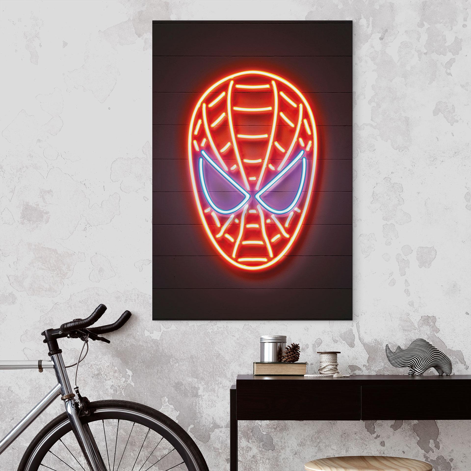 Billede af Spiderman - Mielu – print på aluminium (Alu-Dibond)