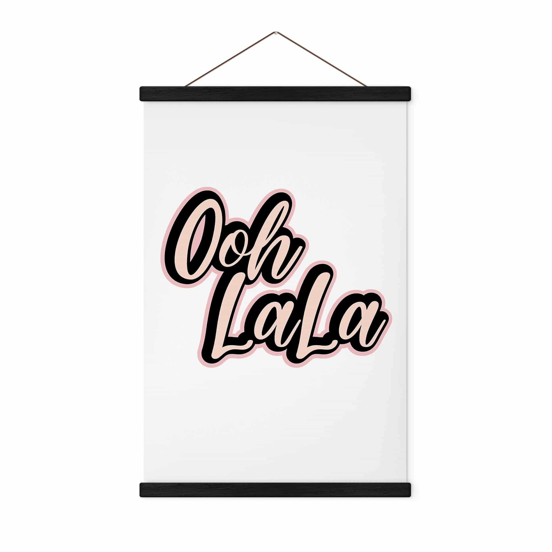 Tekstil plakat Oh La La