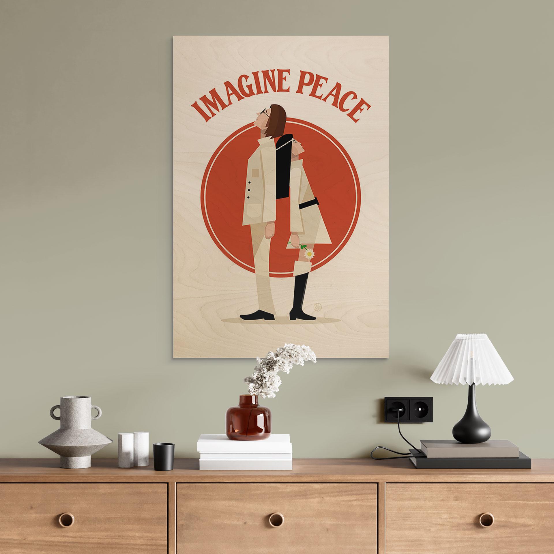 Billede af træ Imagine Peace - To for fred og håb - Retrodrome