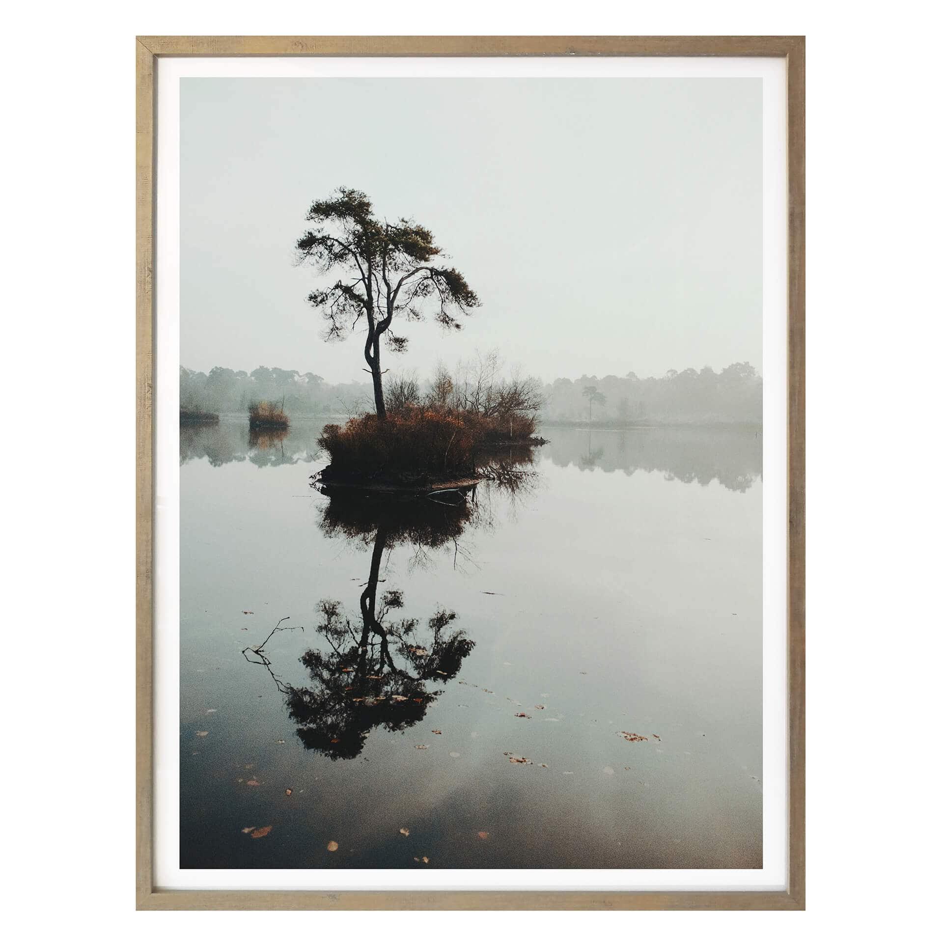 Póster El árbol solitario 02
