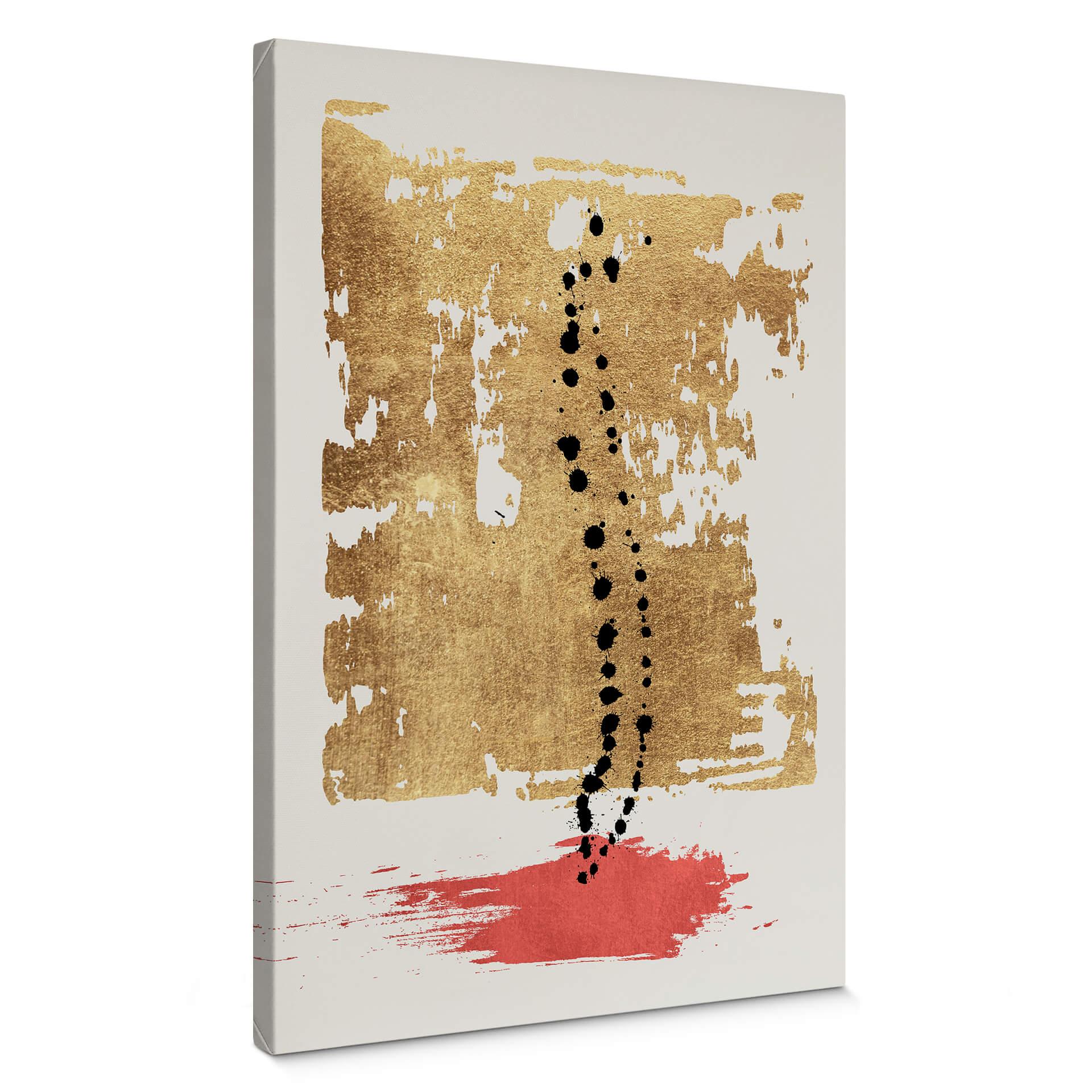 Canvasbillede - Kubistika - Drip Drop