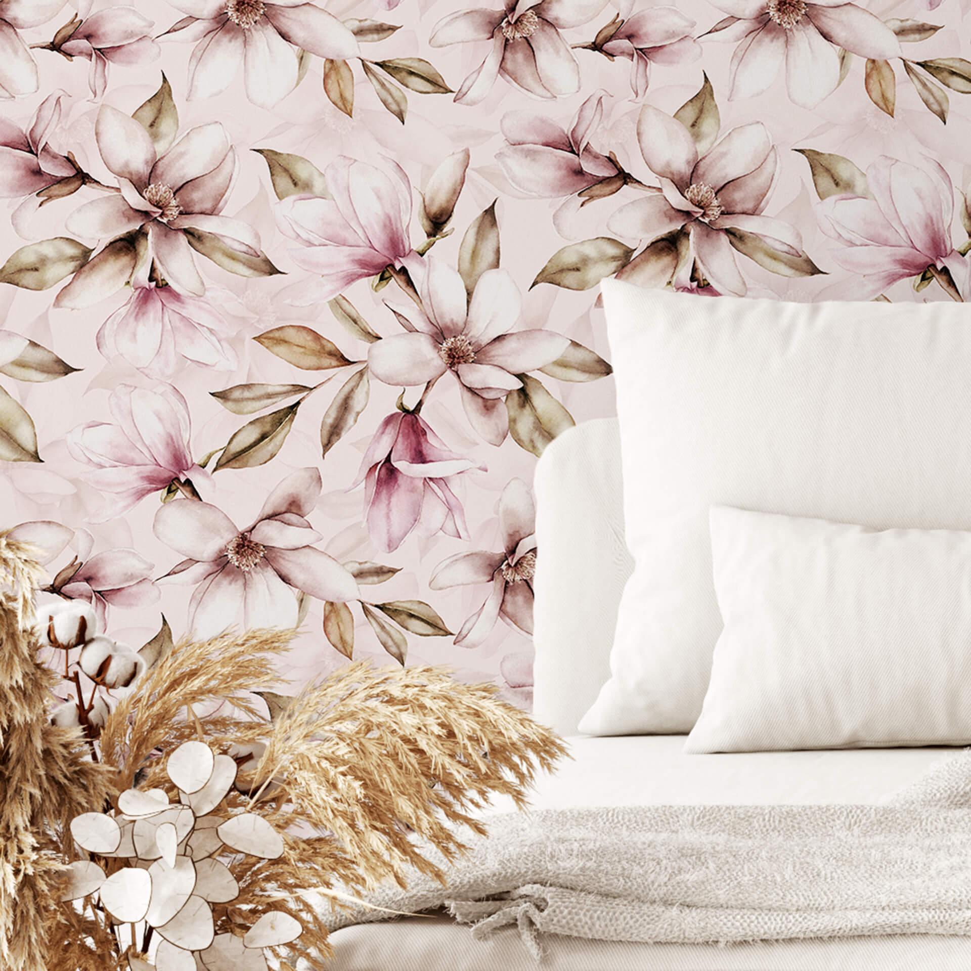 Carta da parati a motivi UN Designs - Soft Magnolia
