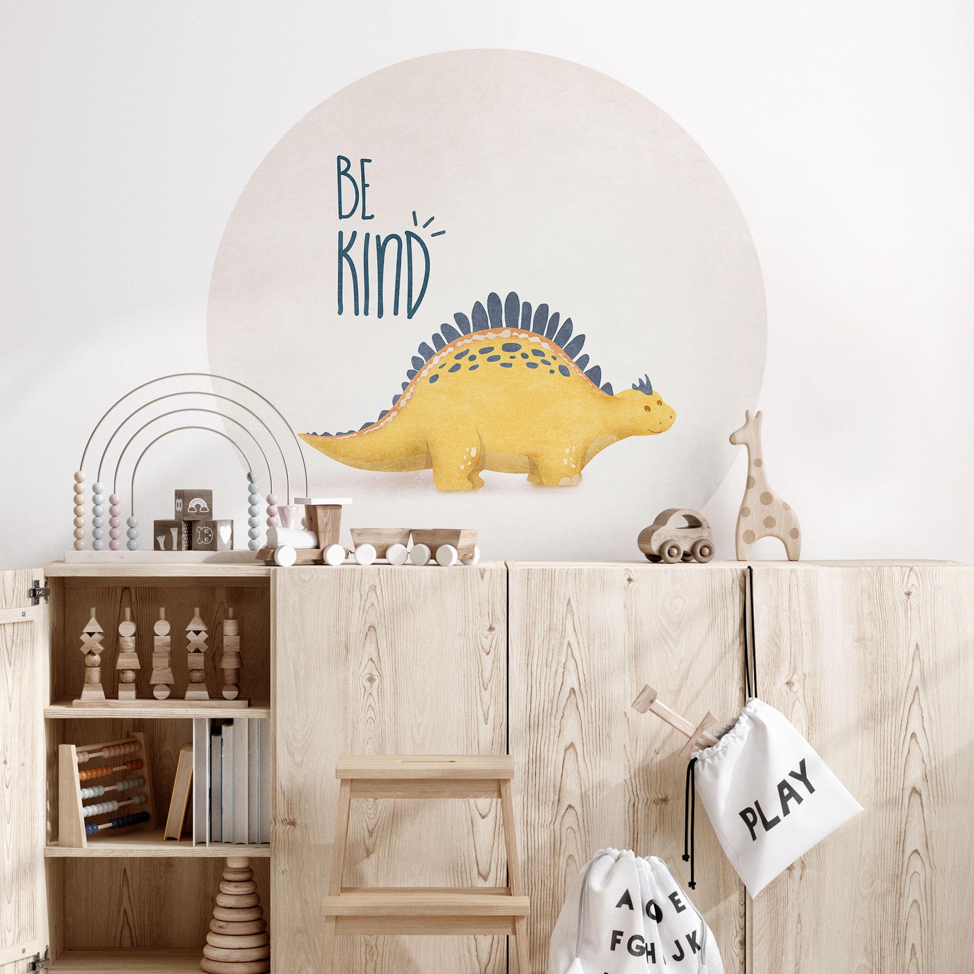 Wall Sticker Dino Be Kind - Stegosaurus - Tunaboylu
