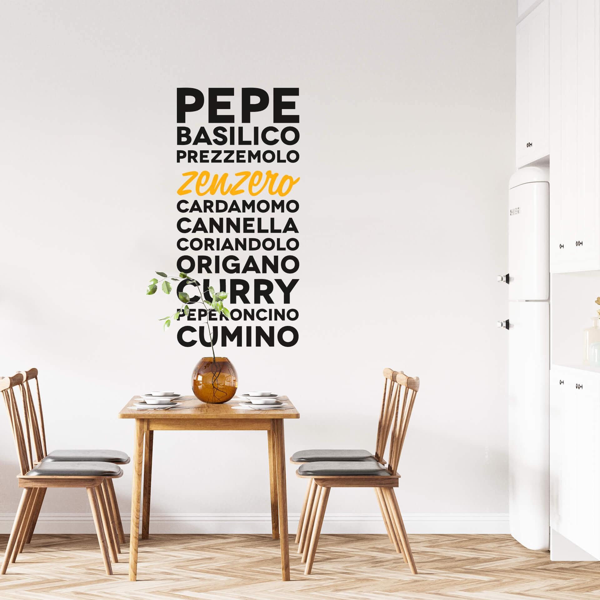 Sticker mural Zenzero (2 couleurs)