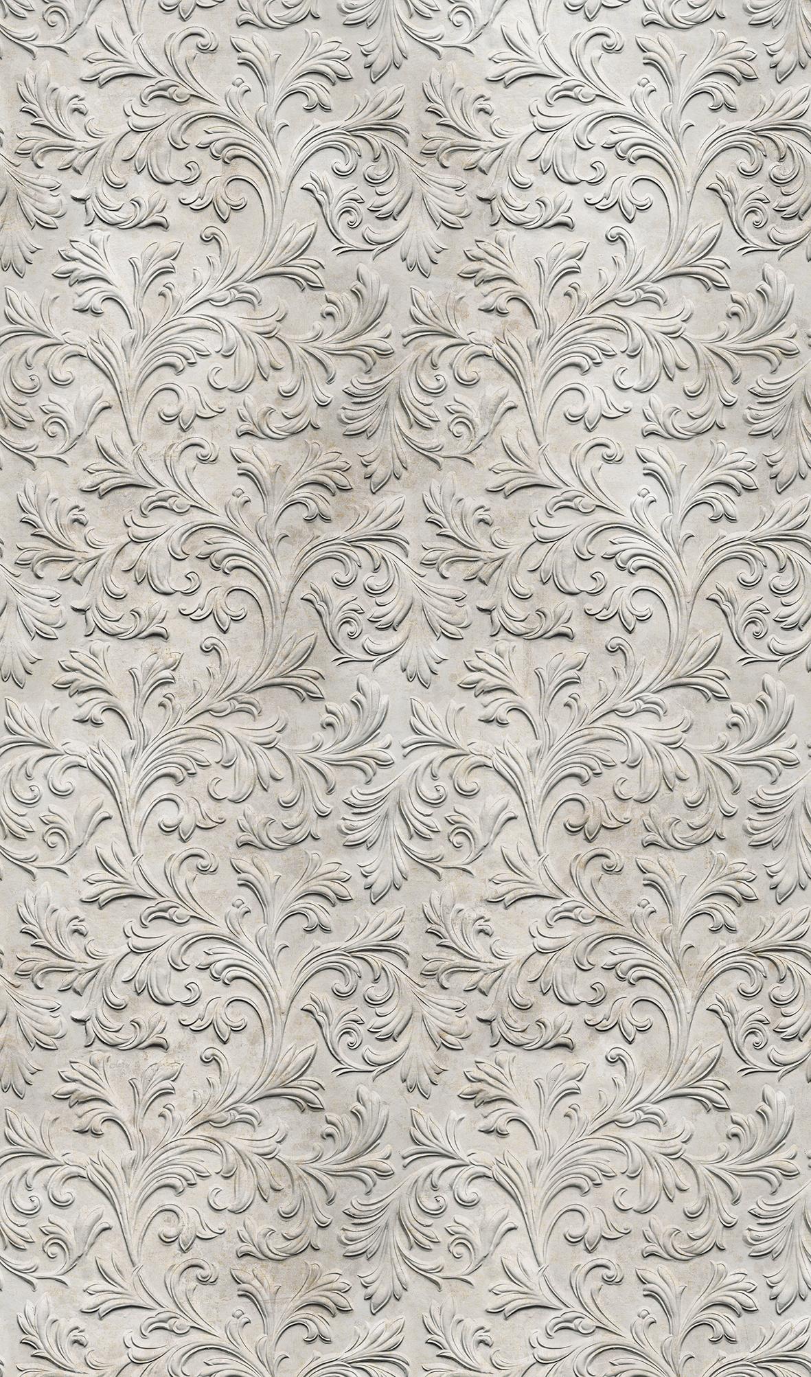Behang Fotobehang met damastmotief beige,Ornamental 2,70 x 1,59 m