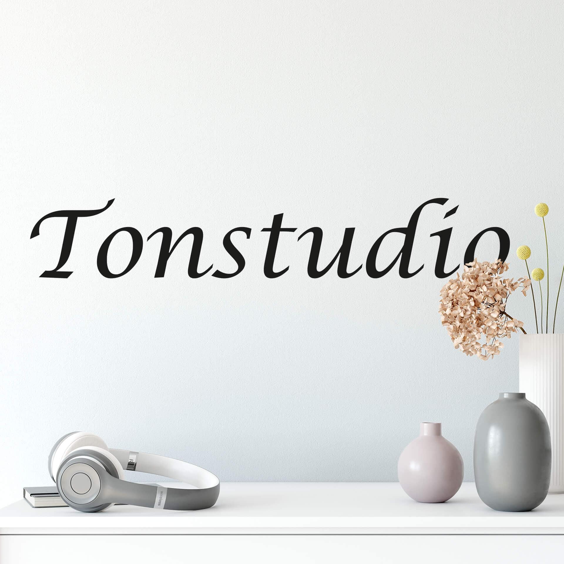 Wandtattoo Tonstudio