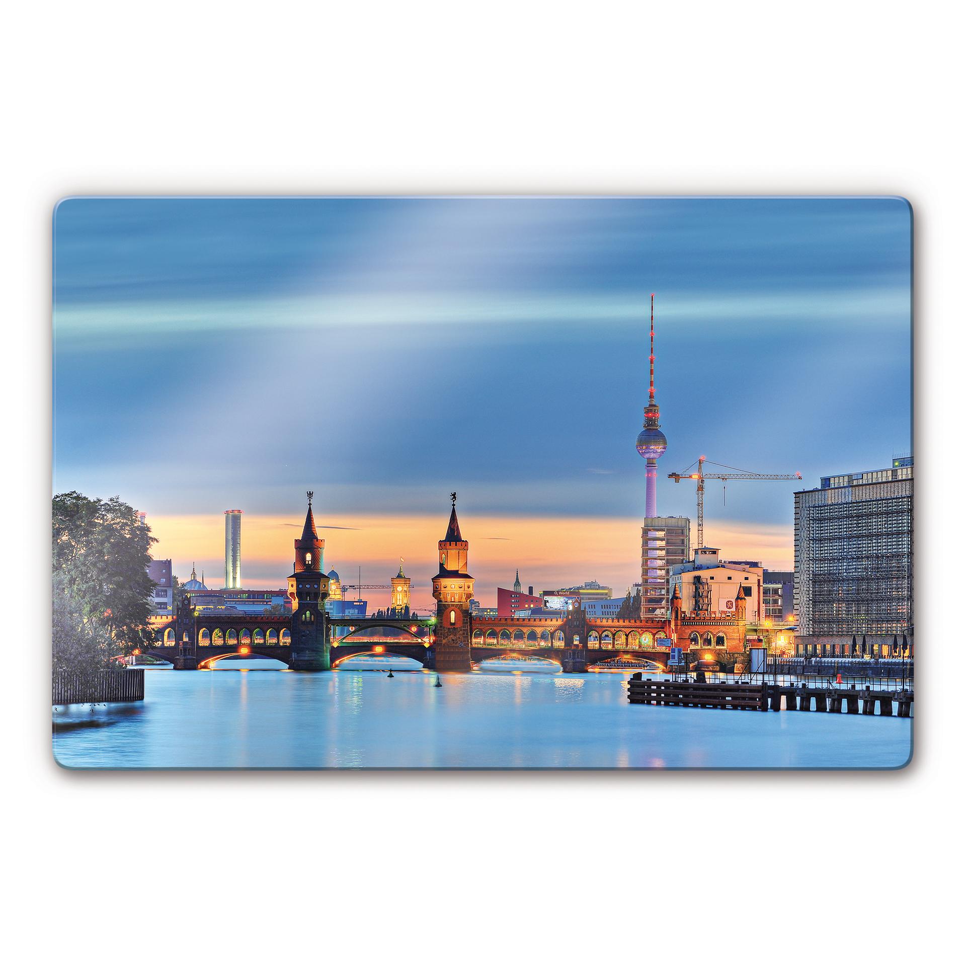 Tableau en verre - Berlin Oberbaumbrücke