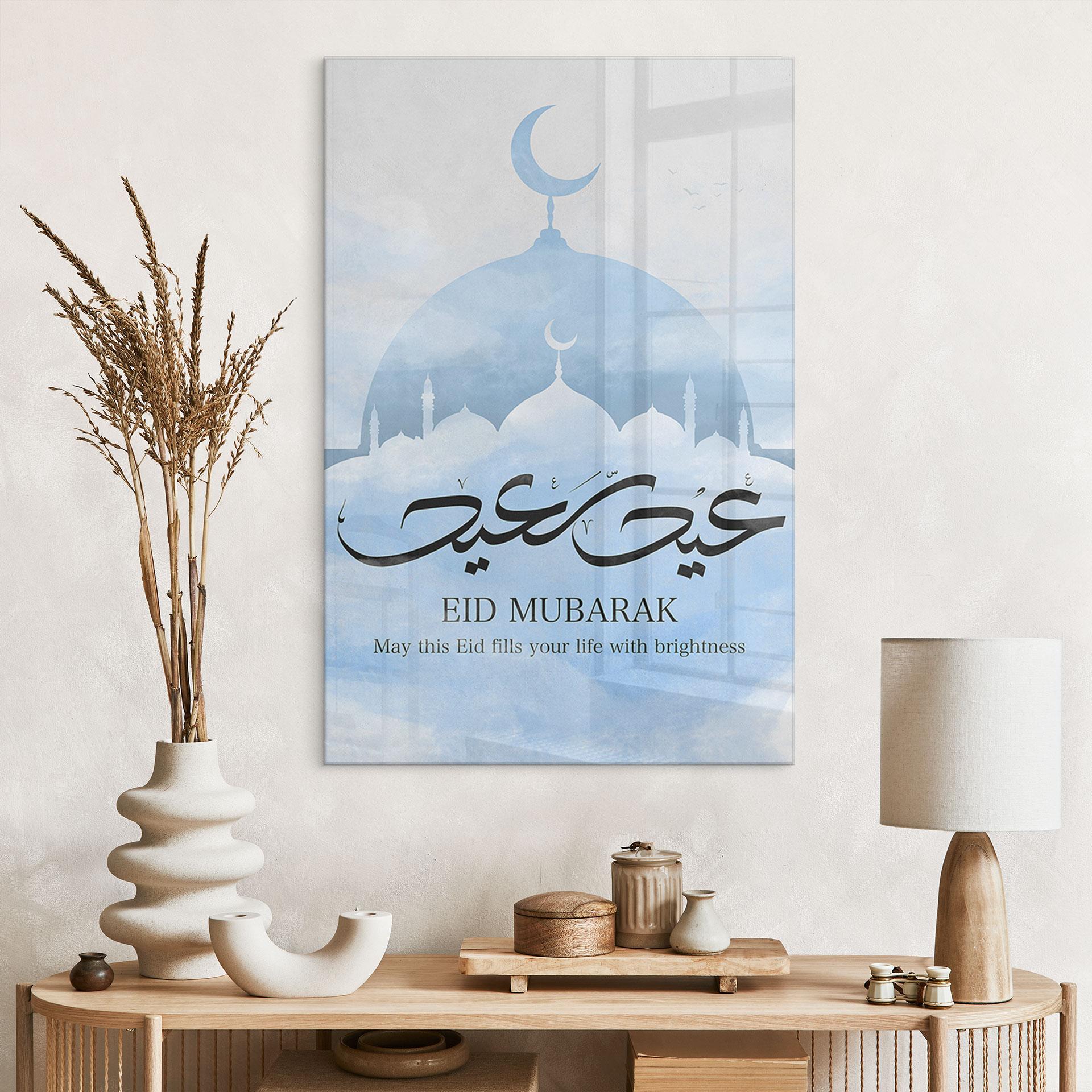 Akrylbillede Eid Mubarak Mosque