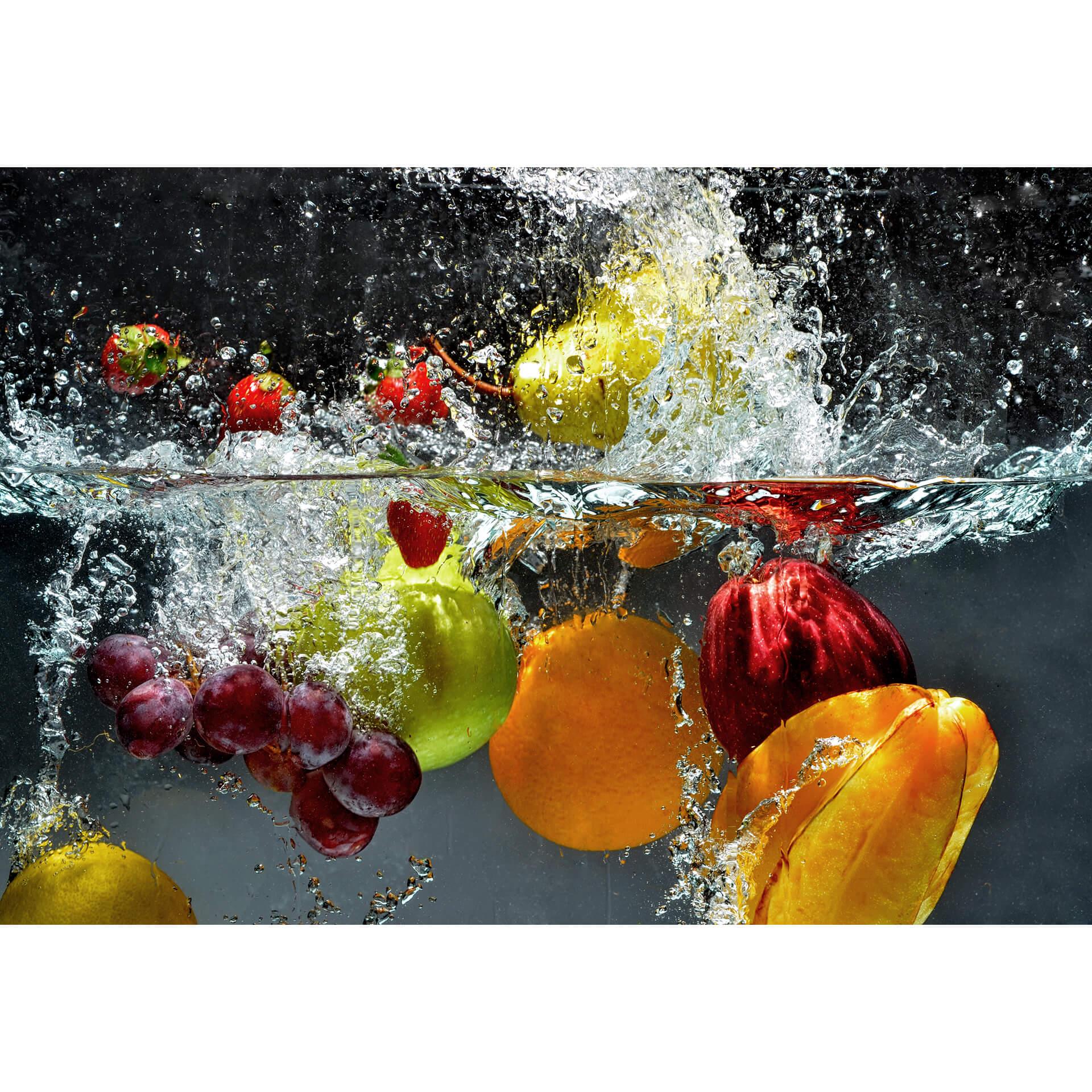 Fotobehang Papierbehang Verfrissend Fruit - 366x254 cm