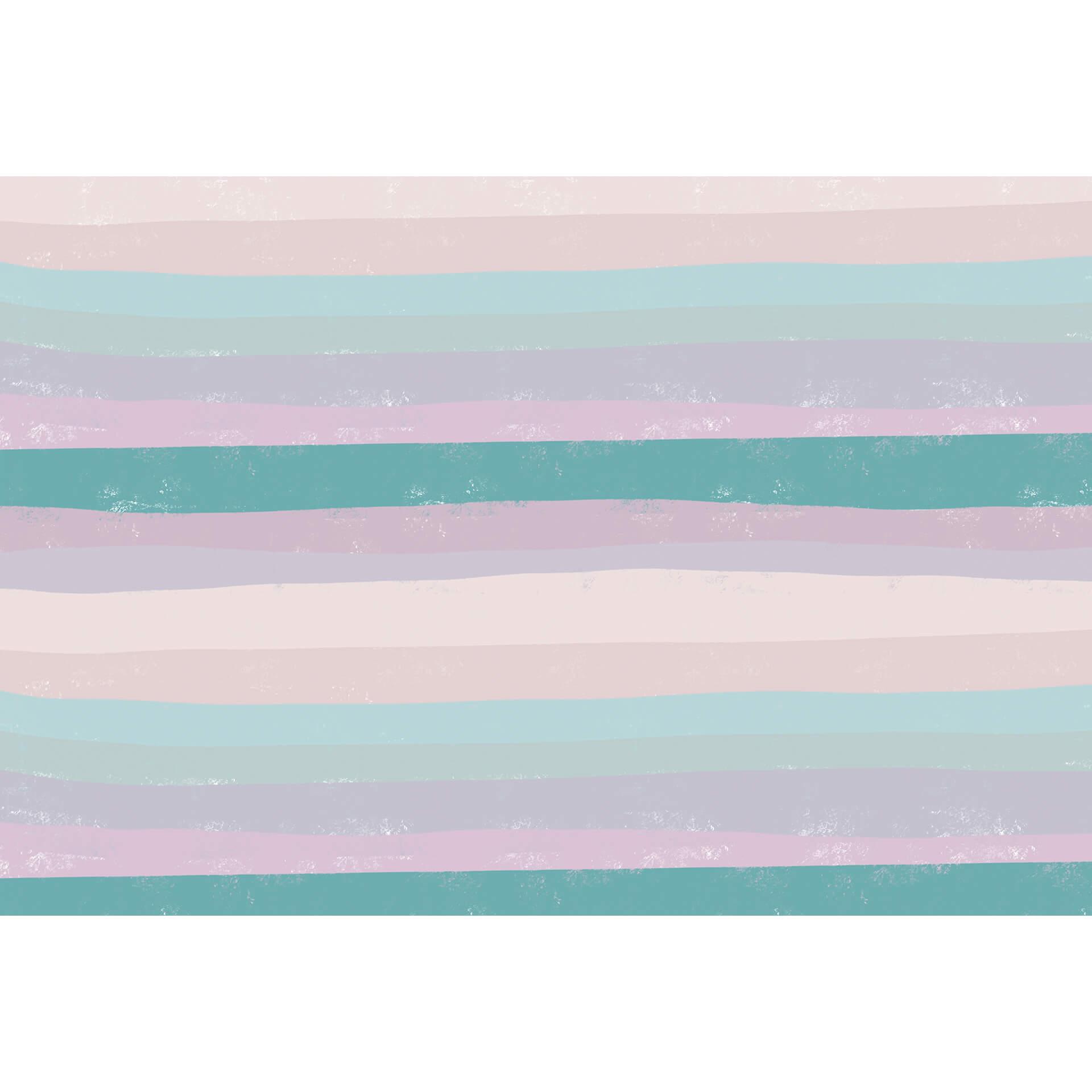 Fotobehang Uplusmestudio - Coloured Stripes
