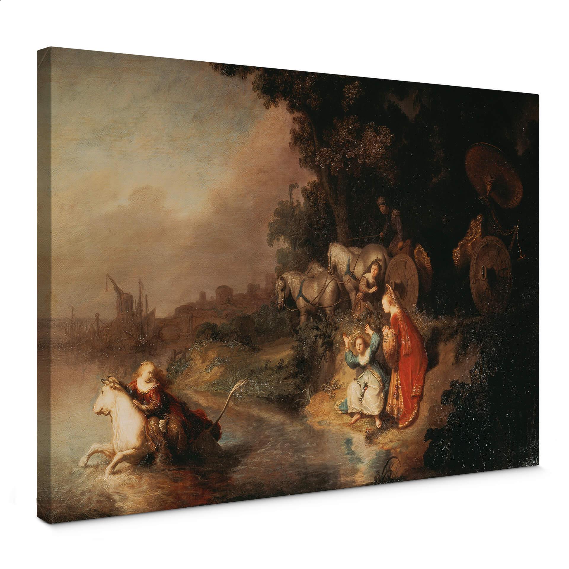 Rembrandt - The abduction of Europa - Lærredsprint
