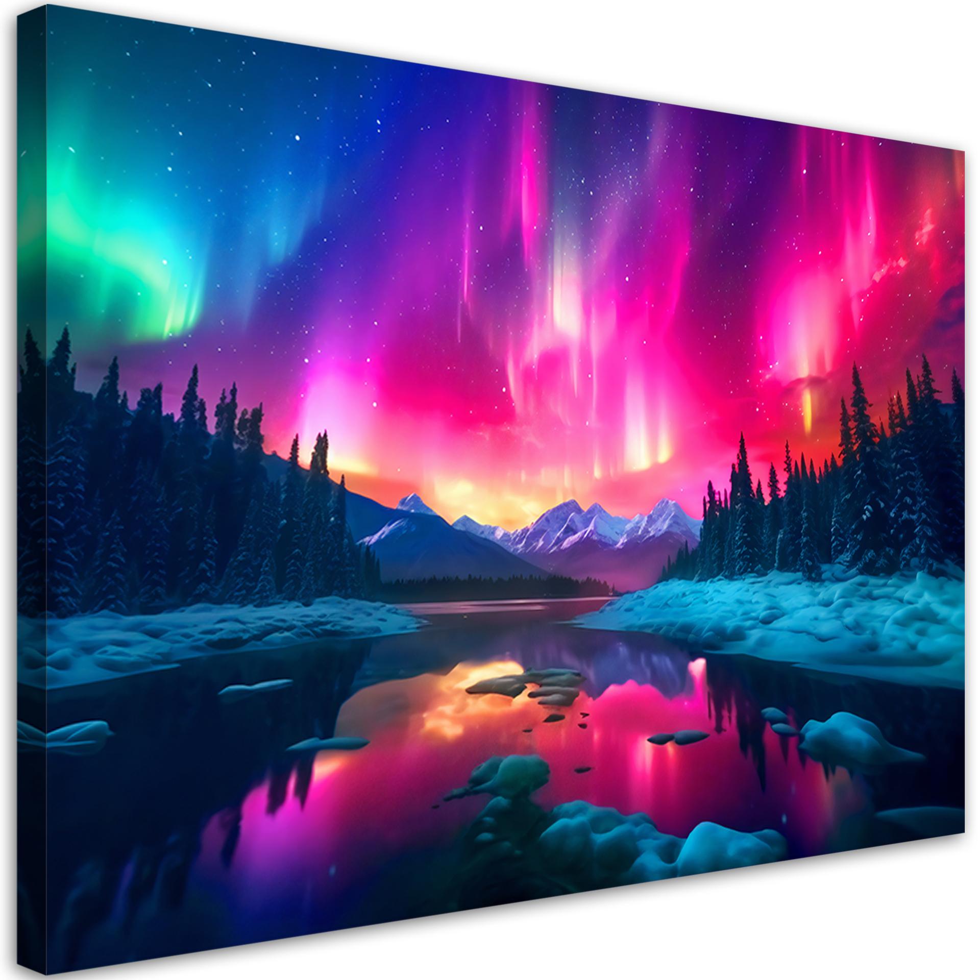 Canvasbillede, Abstrakt himmellandskab