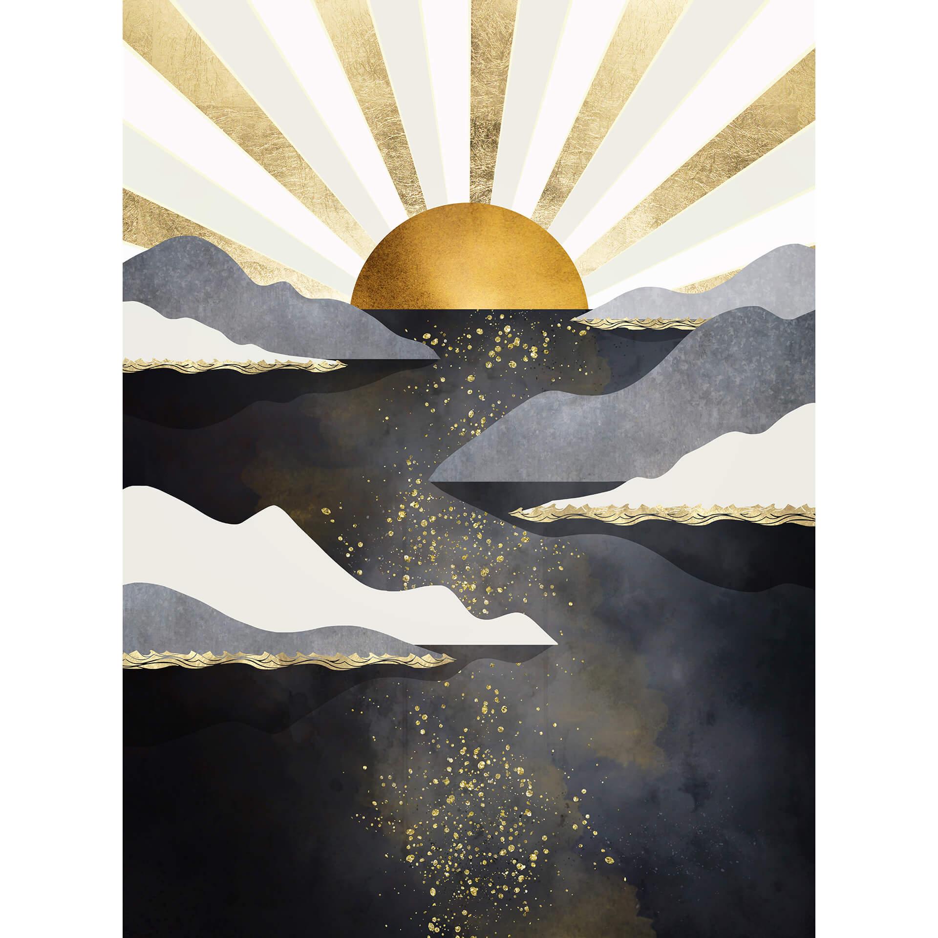 Fotobehang SpaceFrog Designs - Golden Dawn