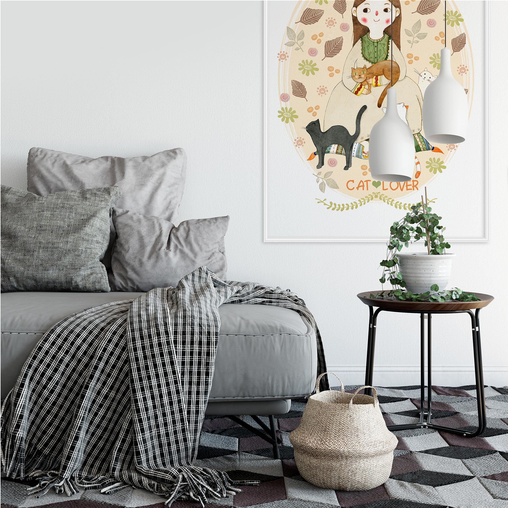 Wallprint Loske - Cat Lover