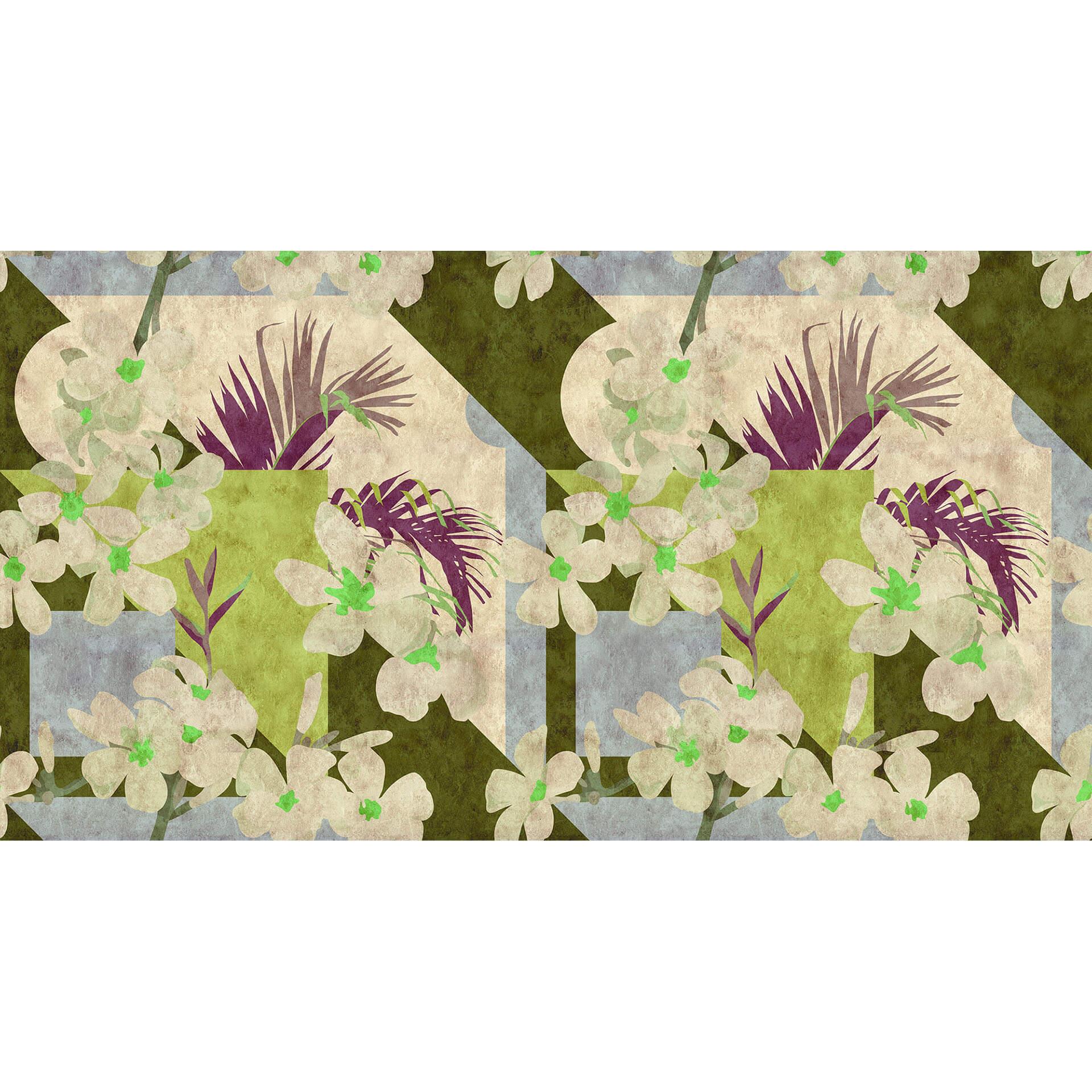 Livingwalls Fotobehang Walls by Patel 2 vintage bloom 1