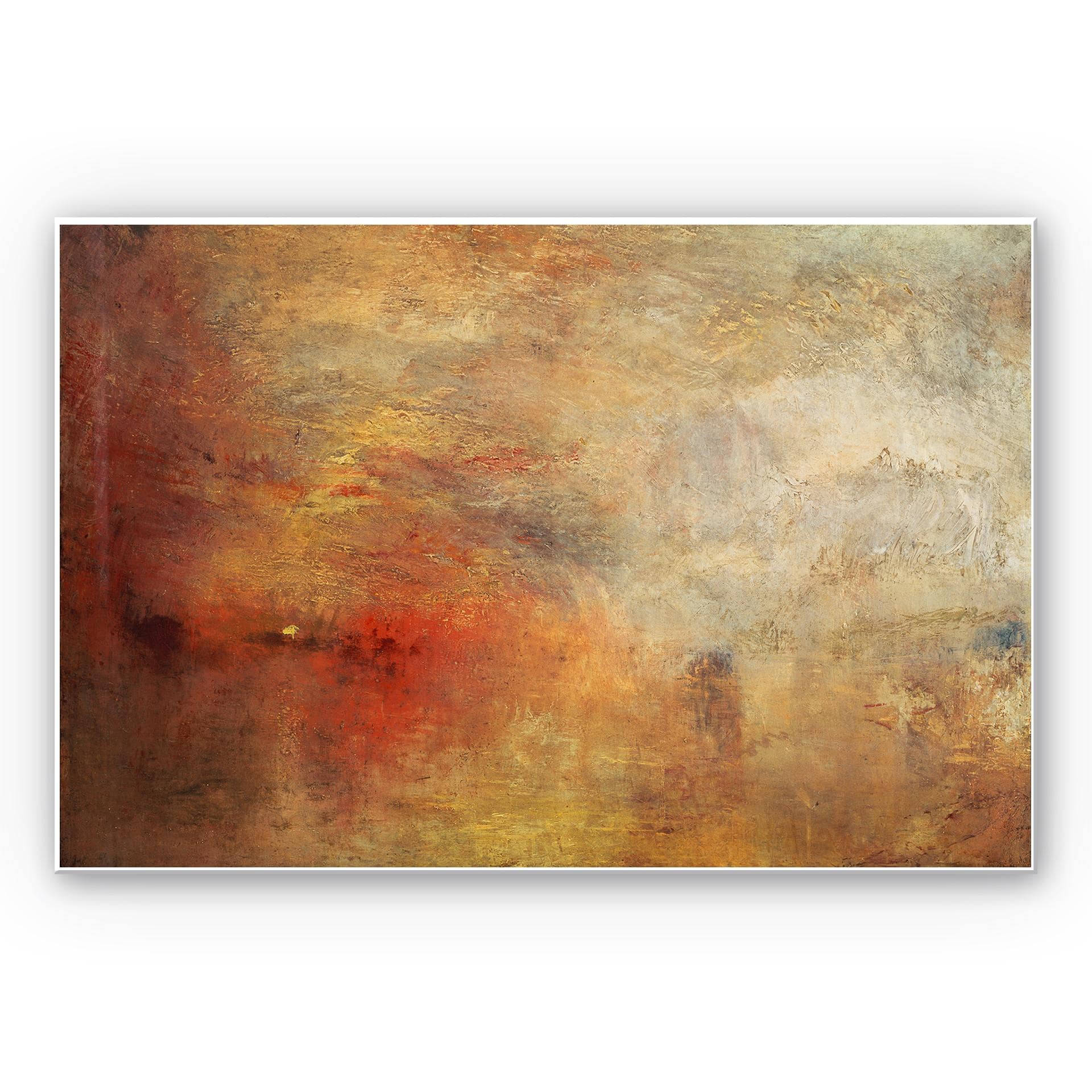 Tableau Forex - Turner - Coucher de Soleil sur un Lac