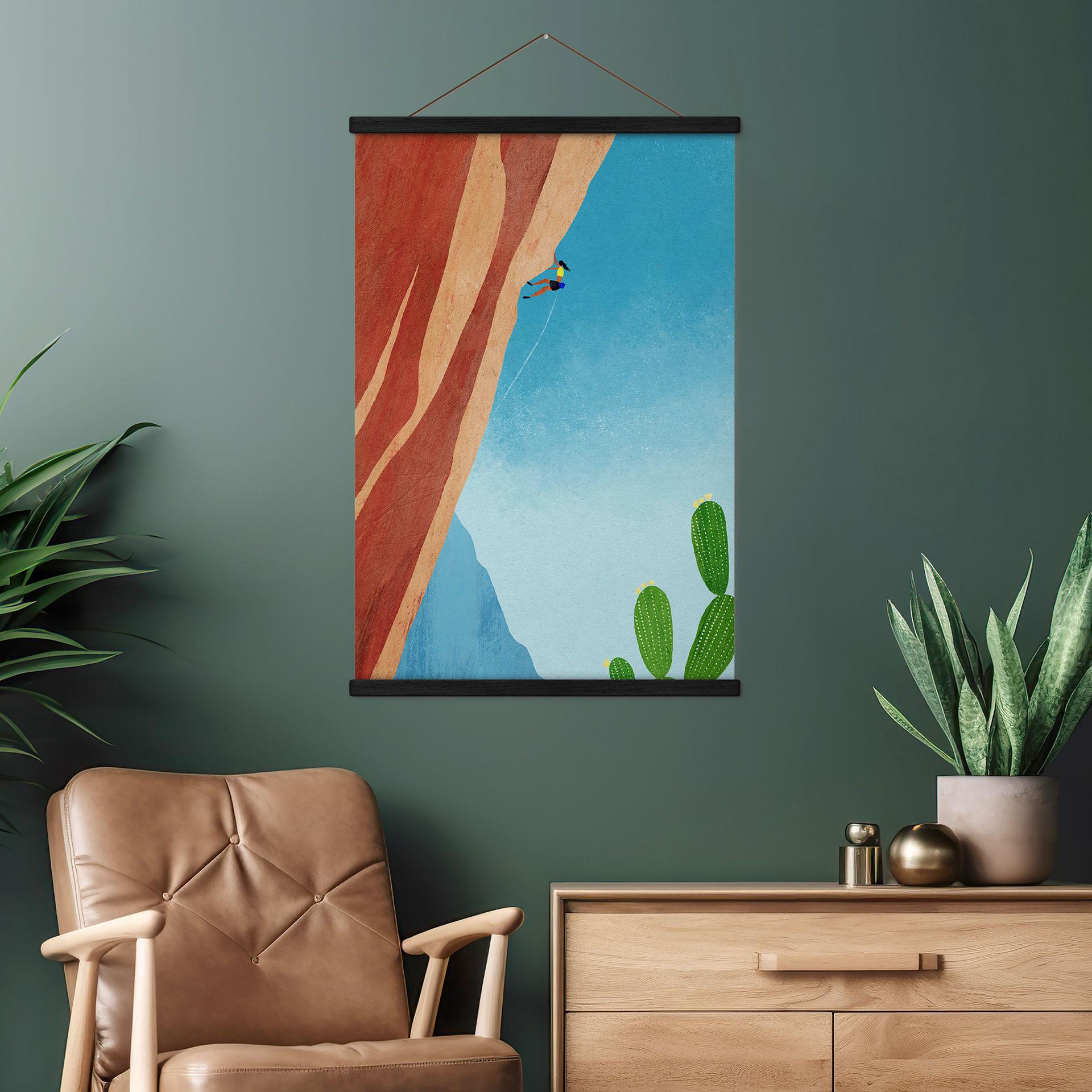 Tekstil plakat Klatring i Grand Canyon - Rivers