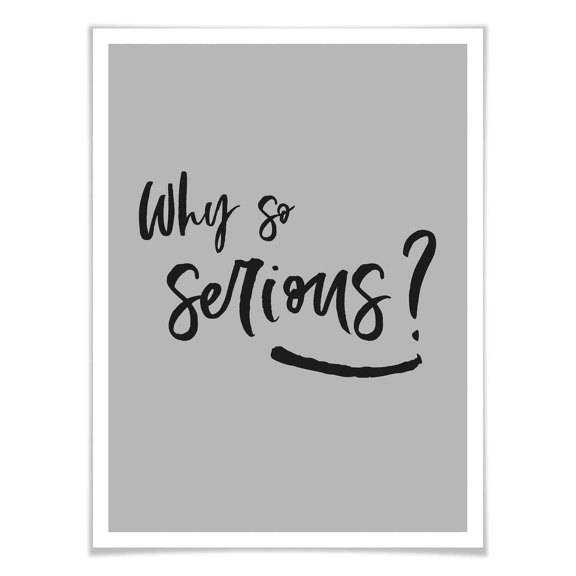 Plakat - Why so serious?