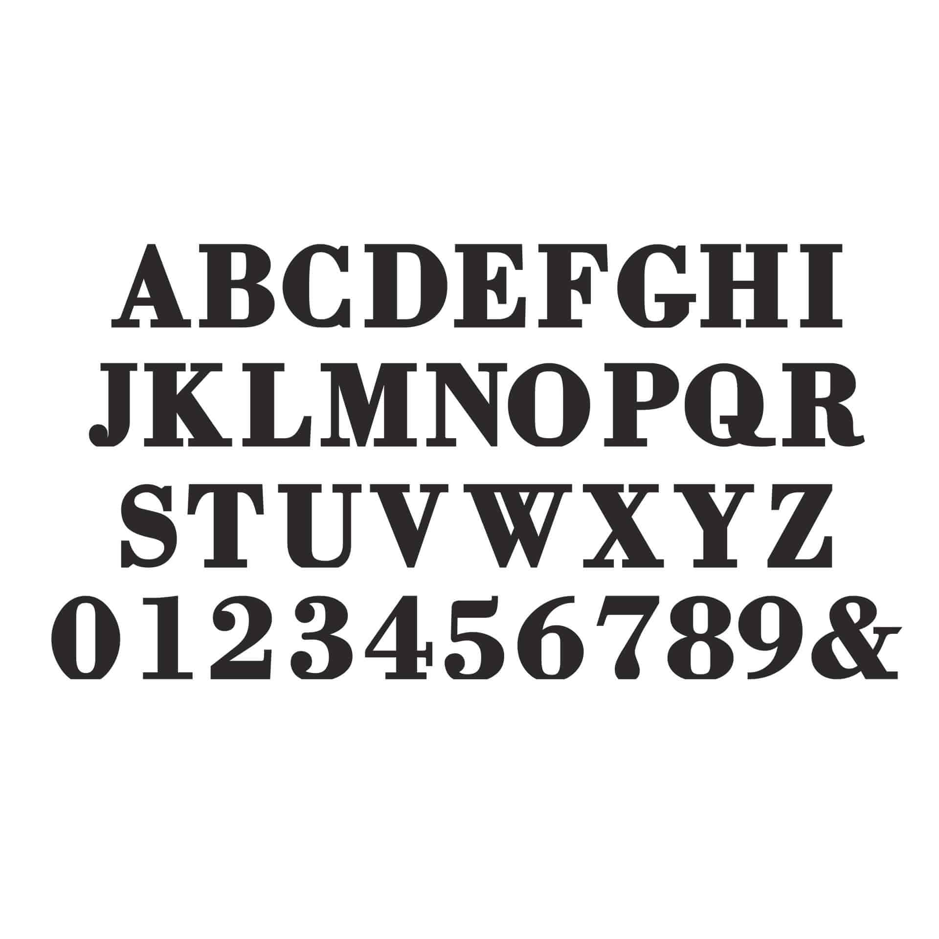 3D bogstav - Bodoni