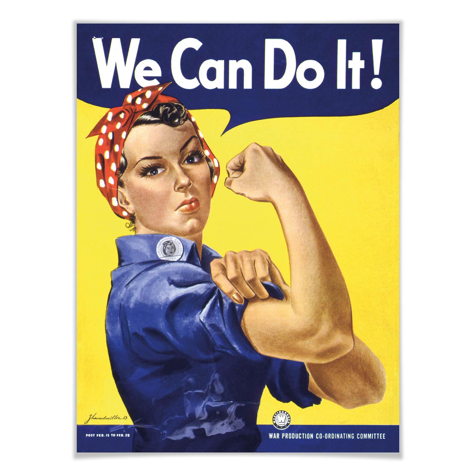 Plakat - Vintage - We Can Do It