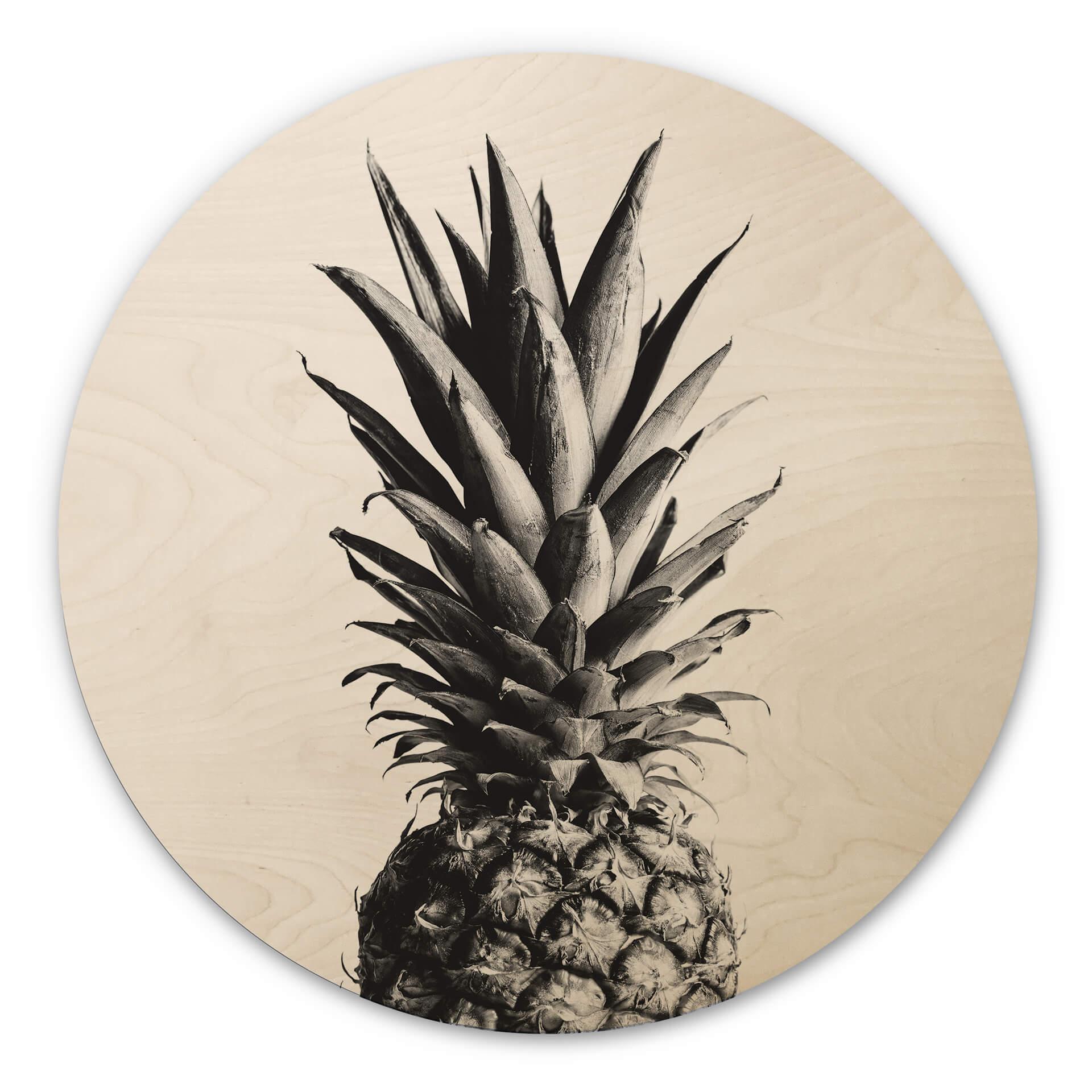 Billede af træ 1X Studio - Ananas - Rund