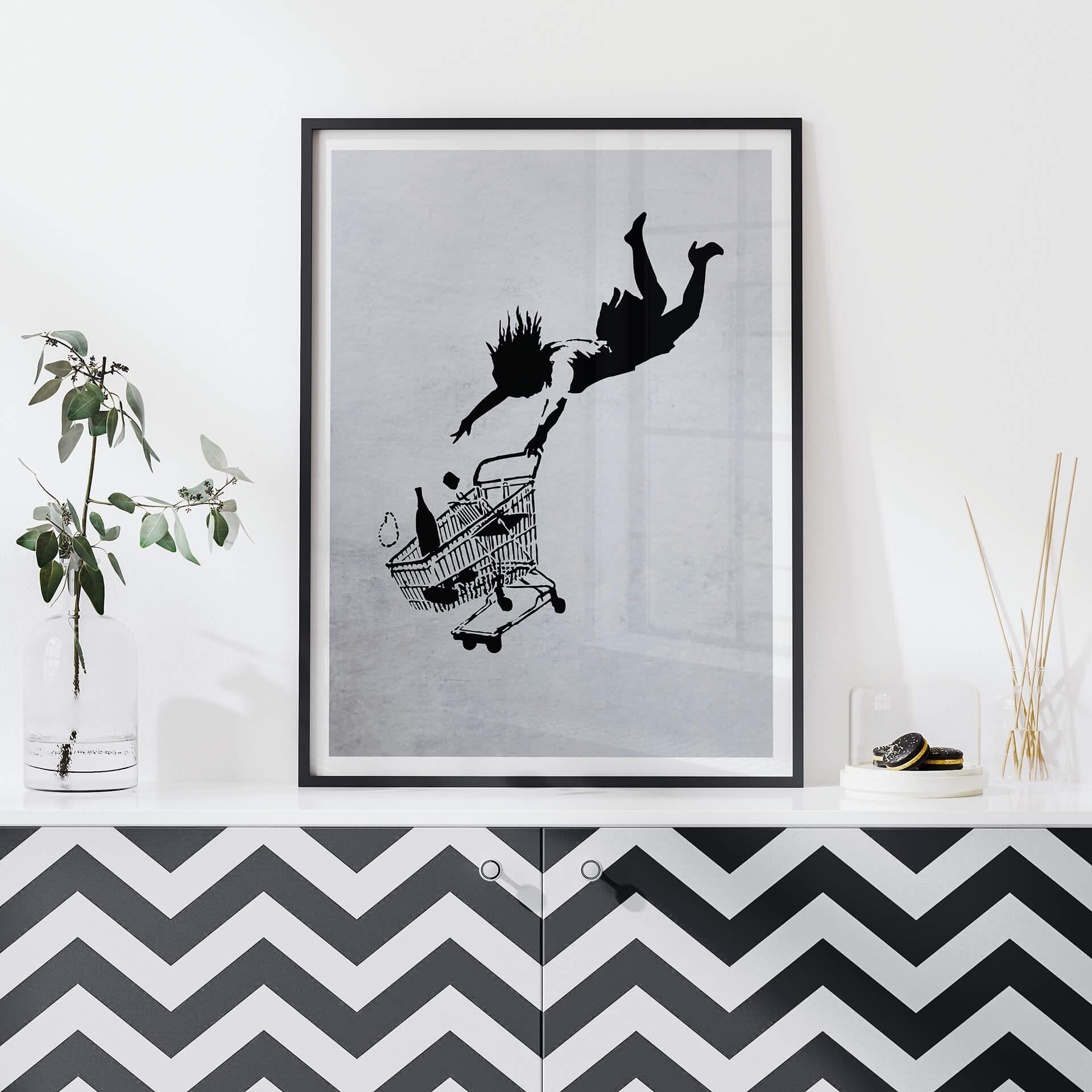 Póster Banksy - Compra hasta caer rendido