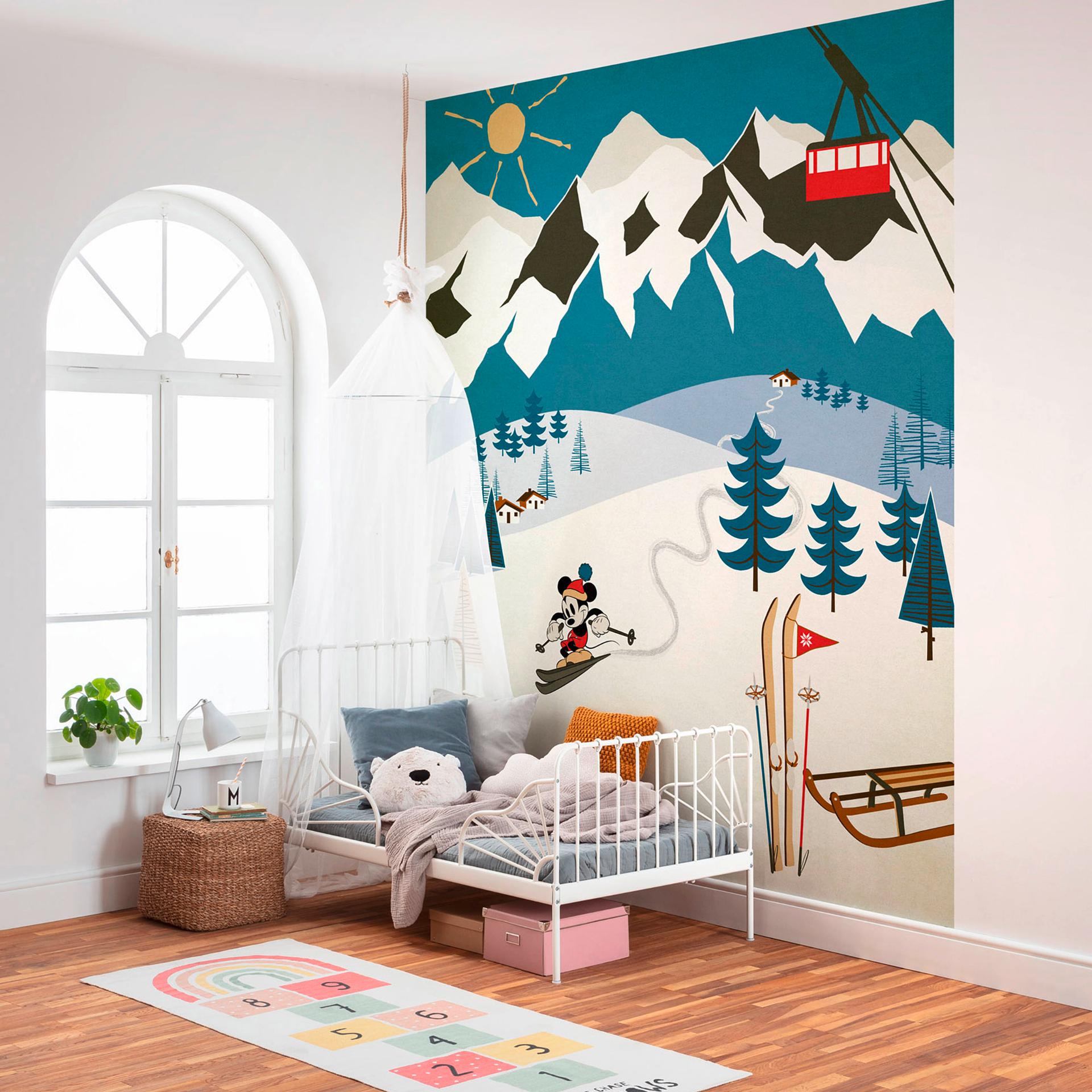 Vliesbehang - Mickey Alpine - 200 x 250 cm