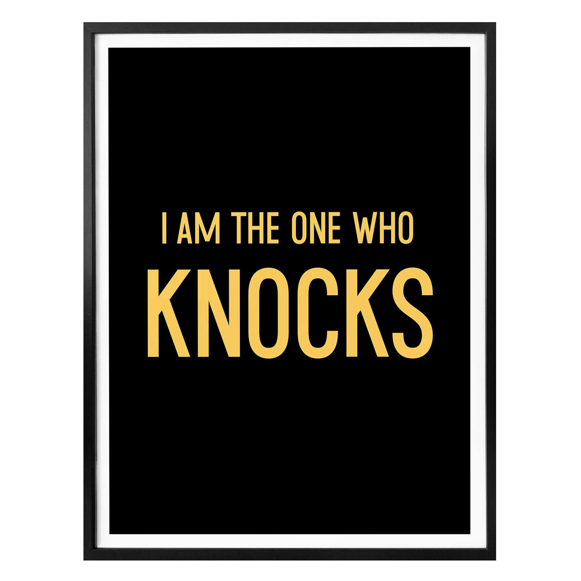 Plakat - I am the one who knocks