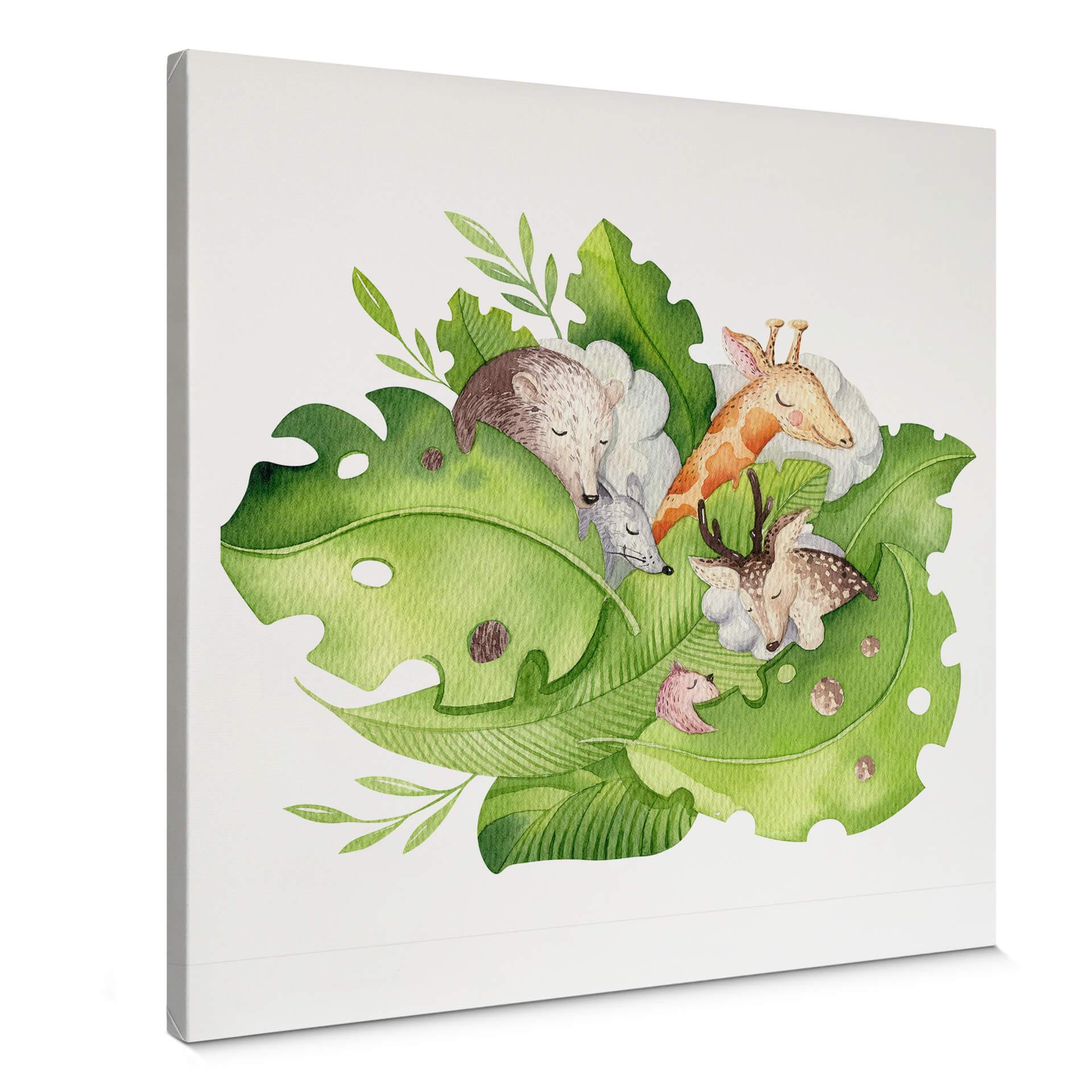Canvas Kvilis - Sovande djungel