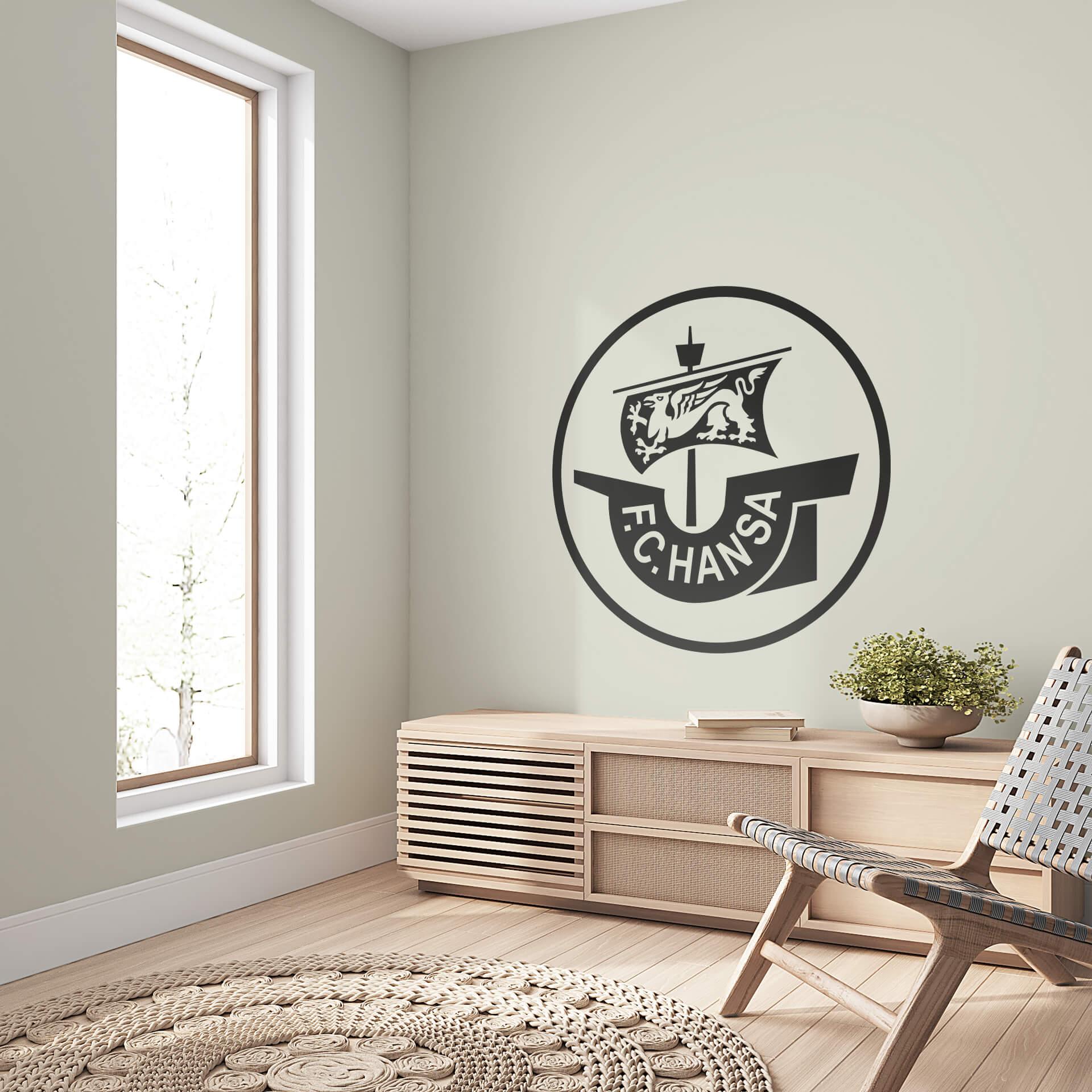 Wandtattoo Hansa Rostock Logo einfarbig