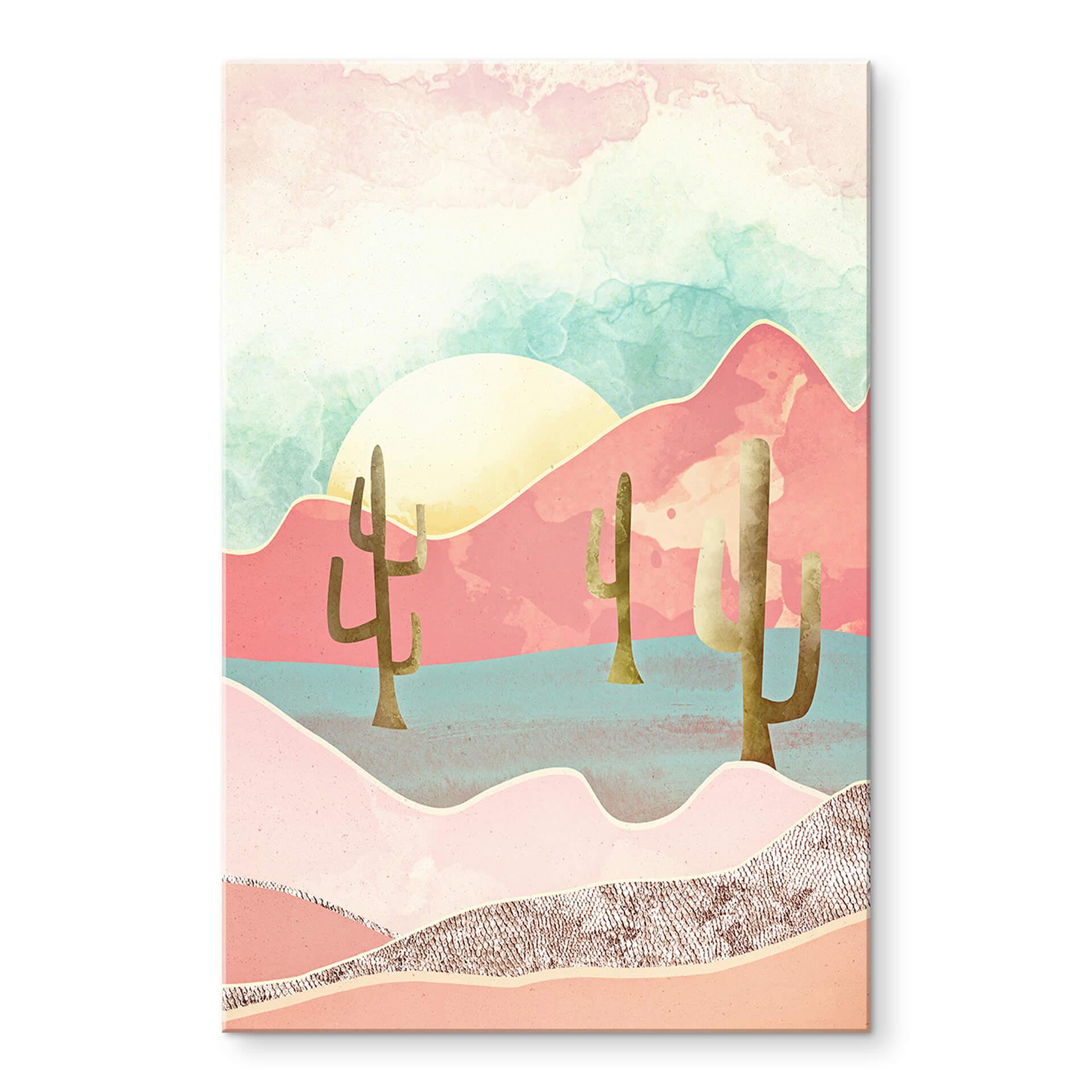 Akrylbillede SpaceFrog Designs - Desert Mountains