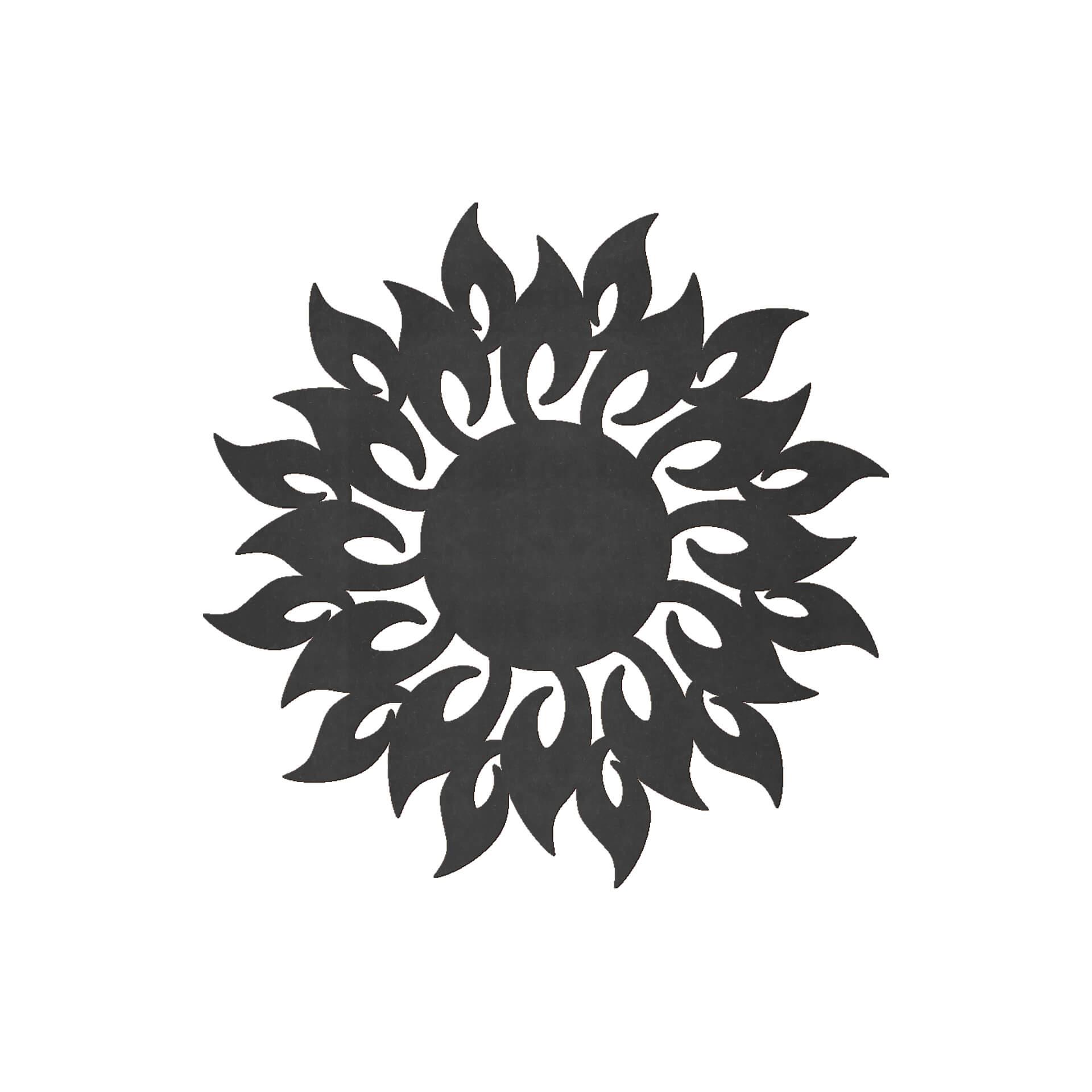 MDF - Decoración en madera - Llamas de sol