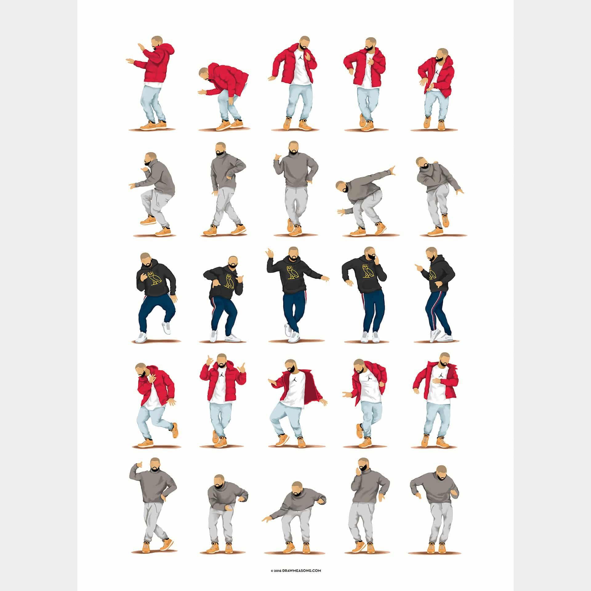 Fotobehang Tohmé - Hotline Bling
