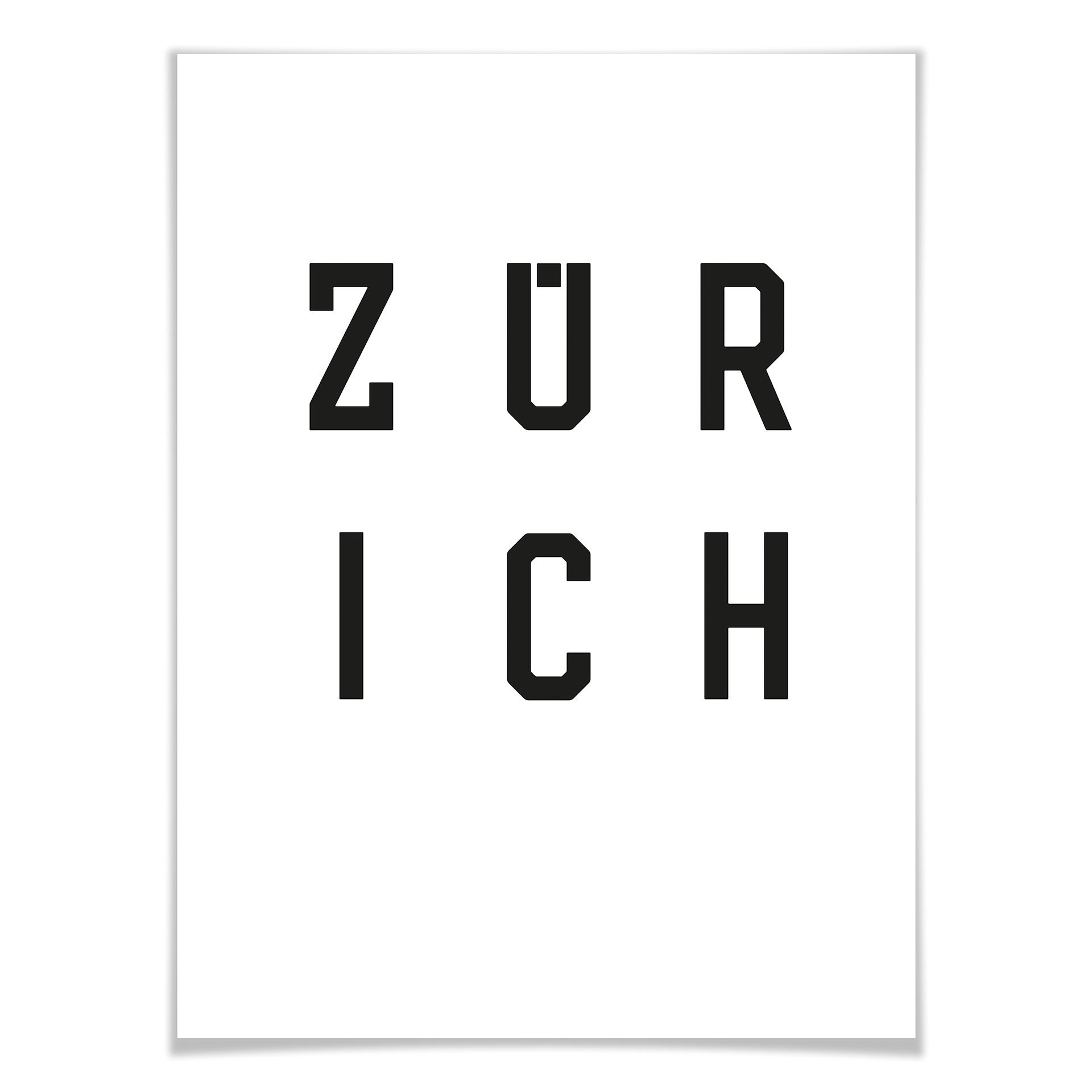 Plakat - Typografia Zurych