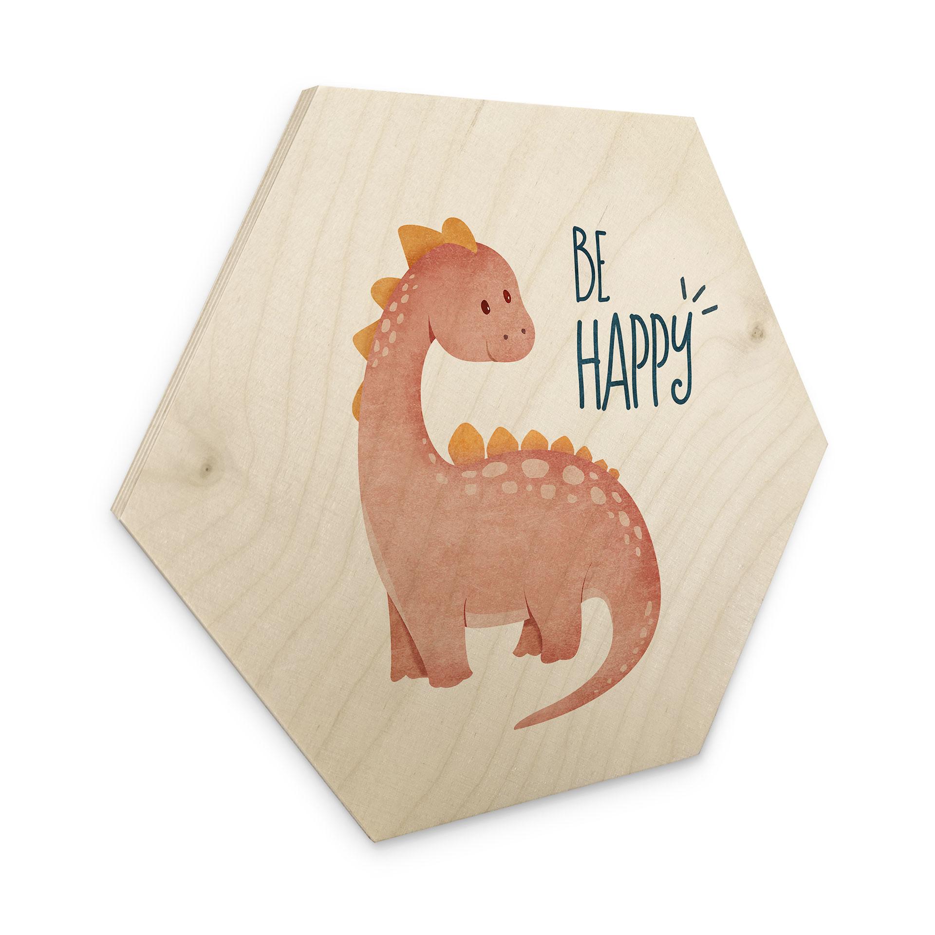 Sekskantet træ Dino Be Happy - Brachiosaurus - Tunaboylu