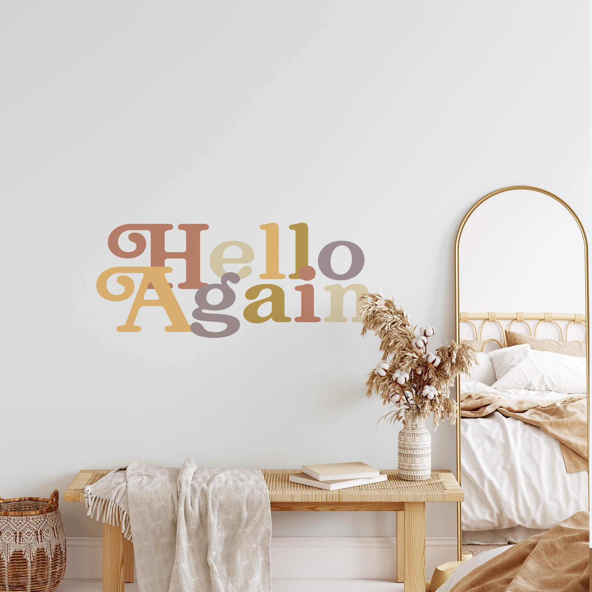 Wallsticker Hello Again