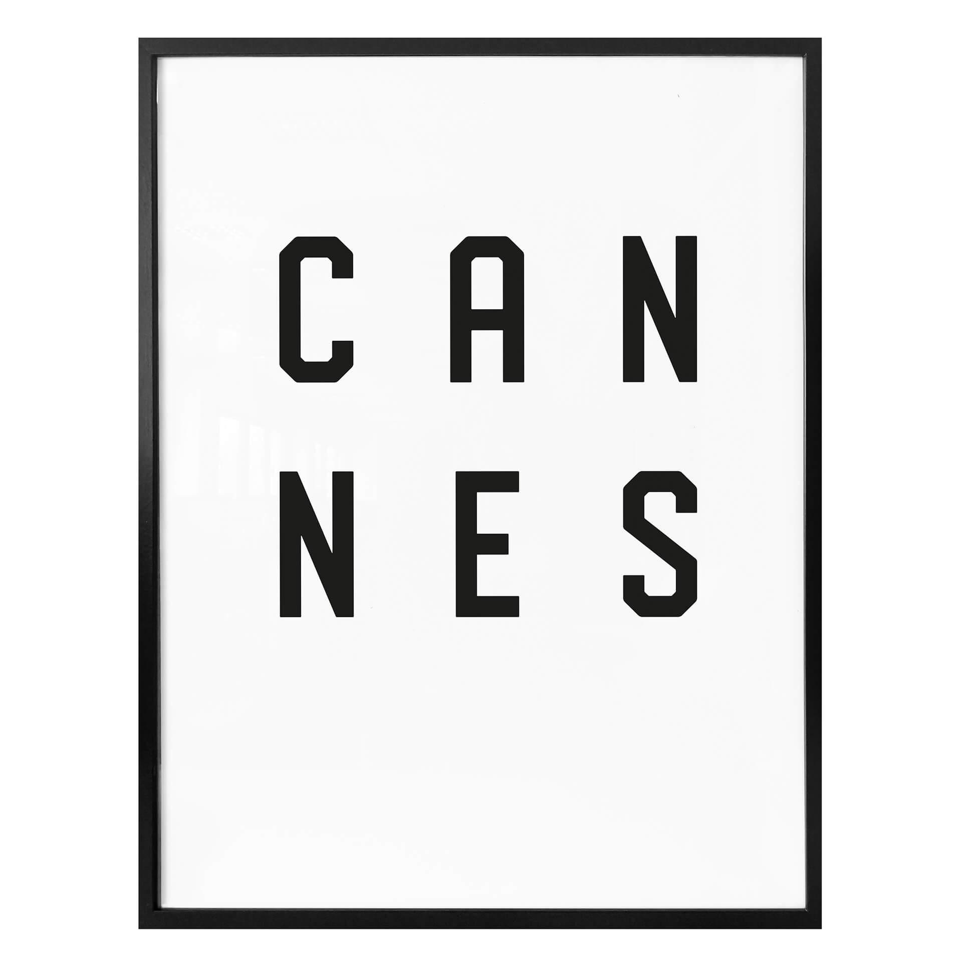 Póster - Tipografía Cannes