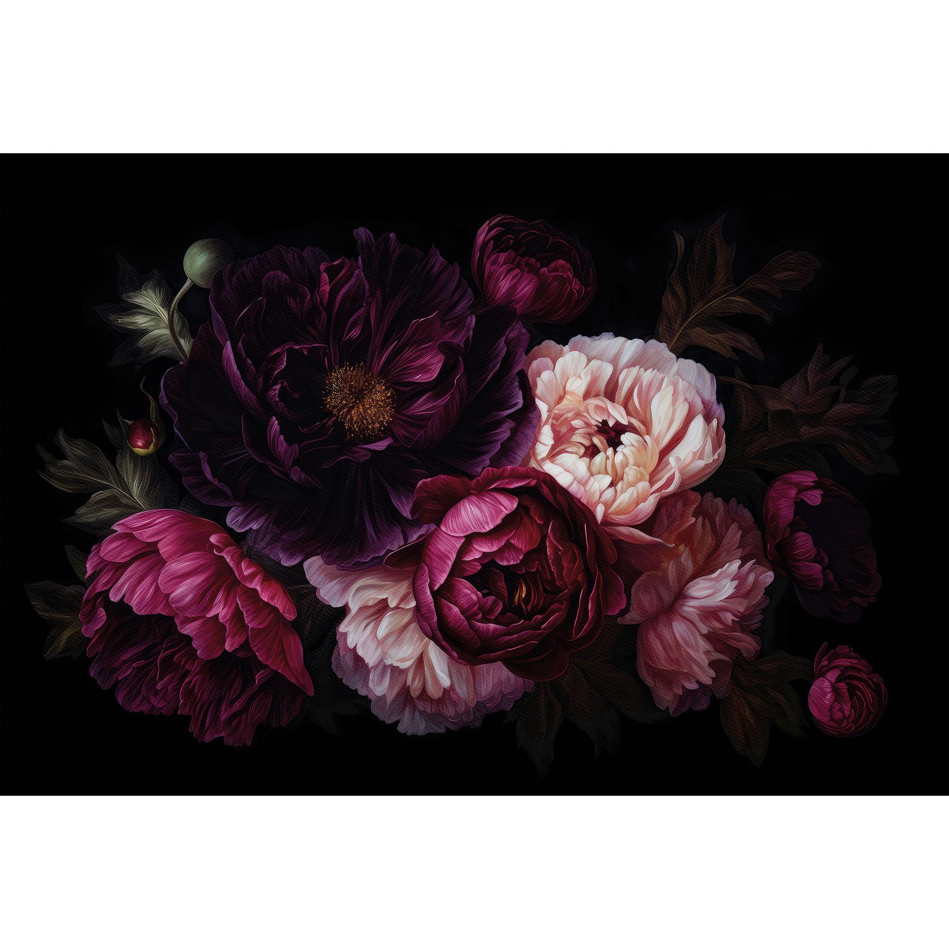 Fotobehang Boeket bloemen met pioenen - UN Designs