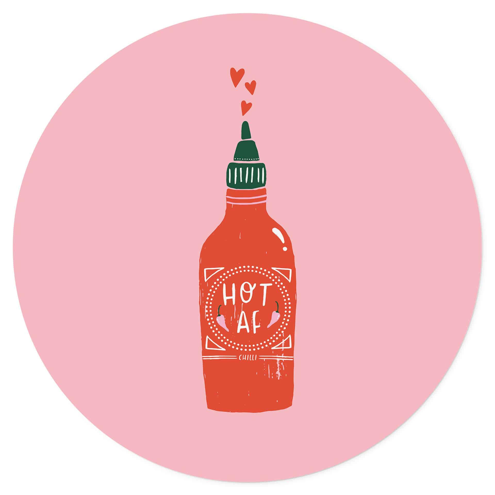 Adesivo murale Salsa al peperoncino - Simmonds