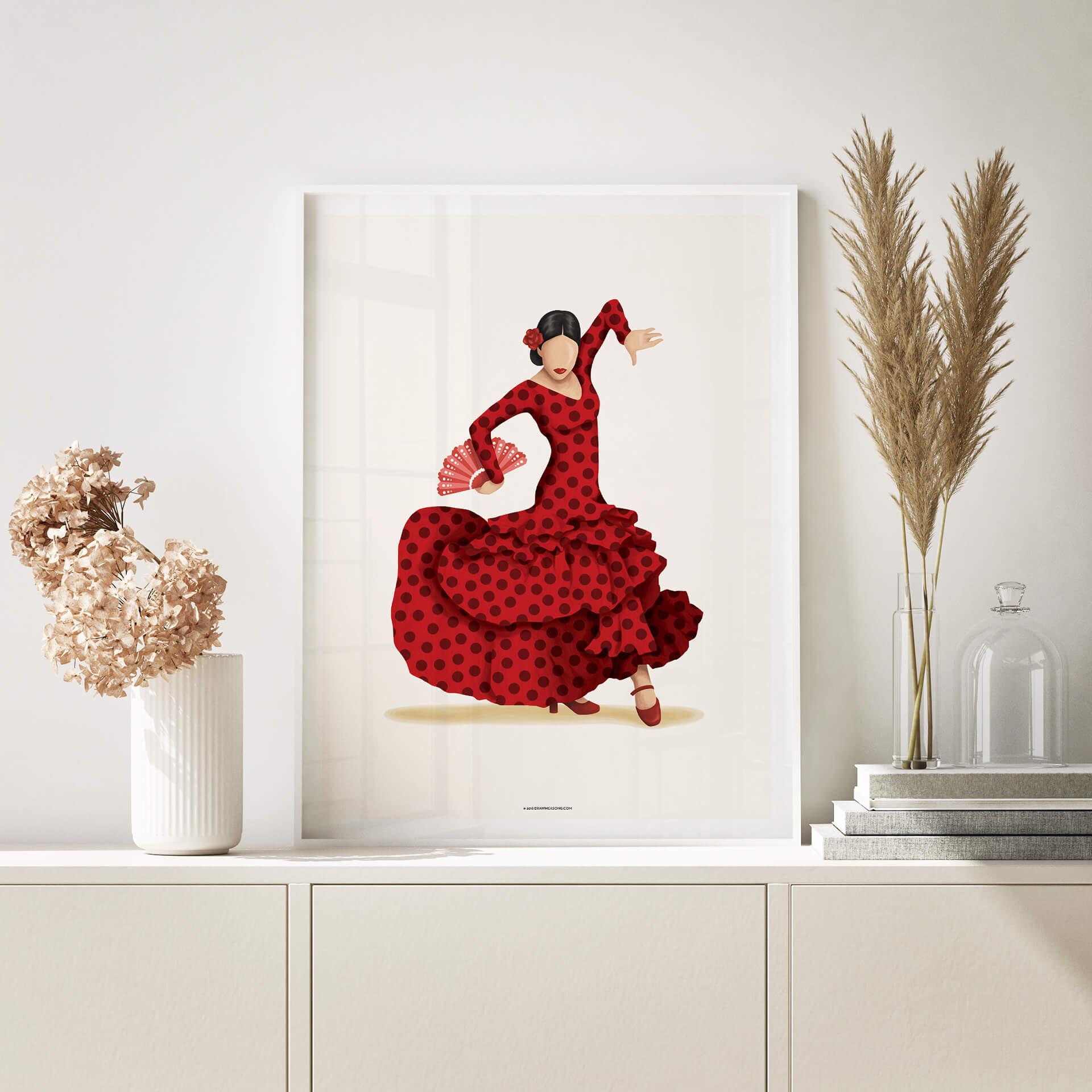 Plakat Tohmé - Flamenco