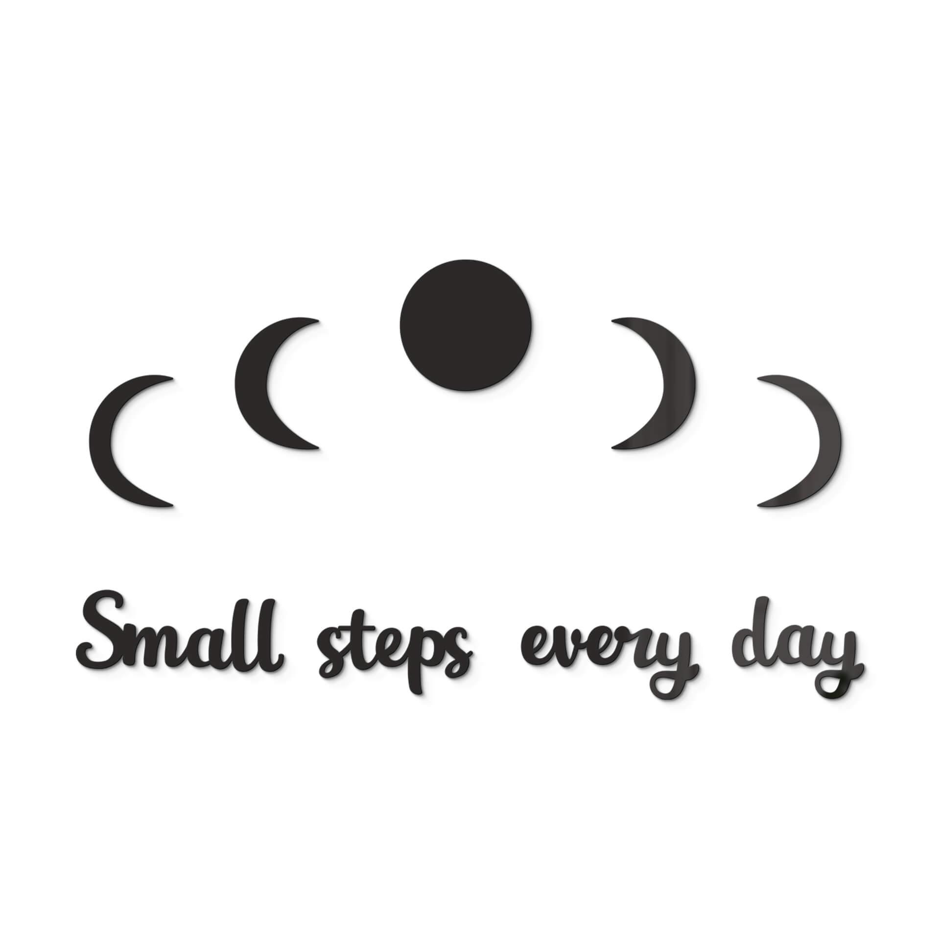 Decoro in acrilico - Small steps every day