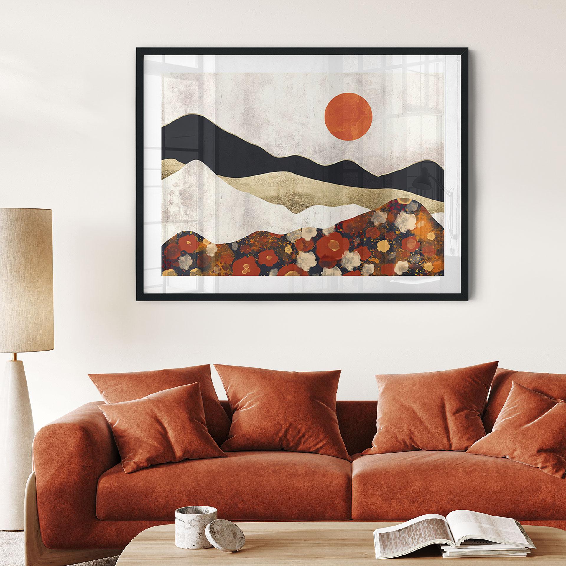 Plakat Efterårsagtigt bjerglandskab - SpaceFrog Designs