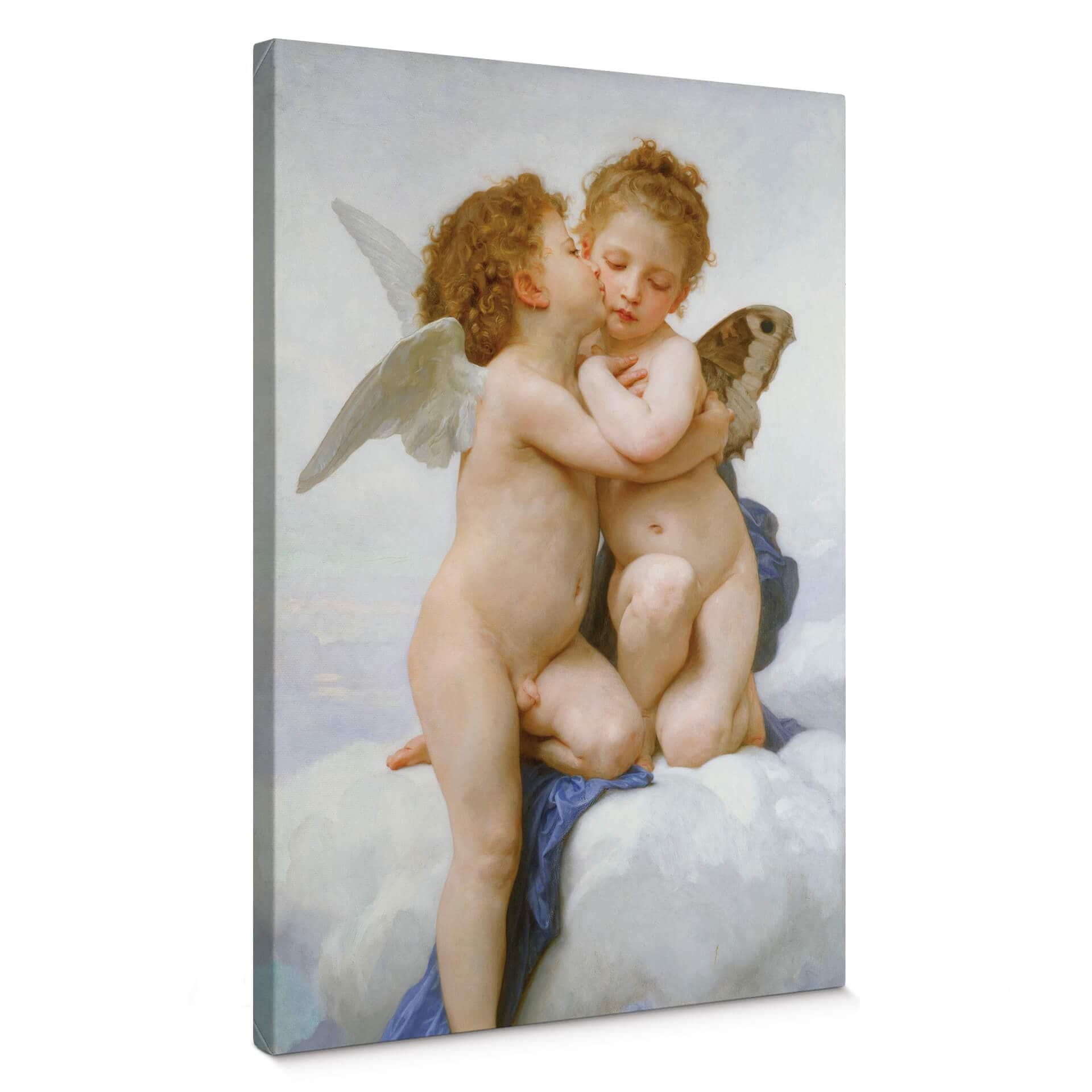 Lienzo Bouguereau - El primer beso