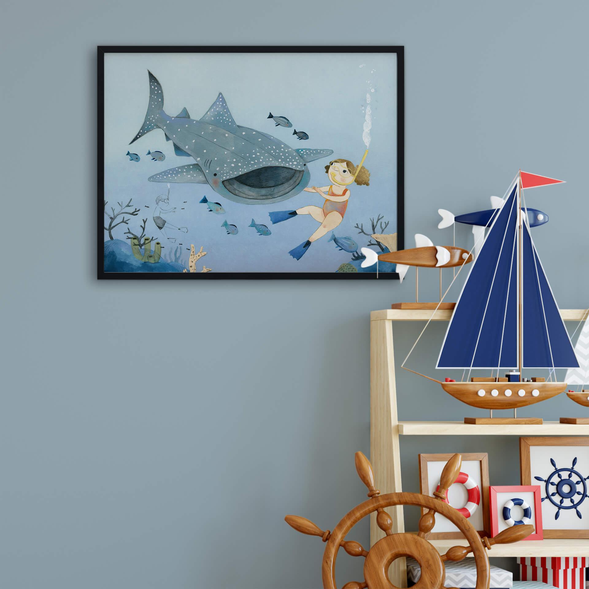 Póster Loske - Expedición de buceo