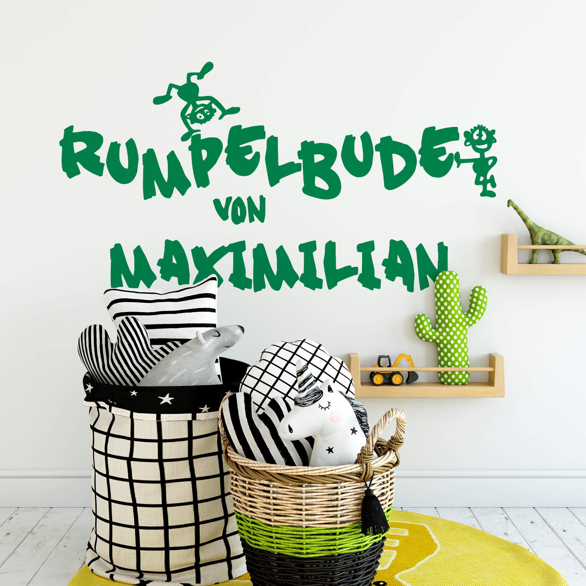Wandtattoo + Name Rumpelbude